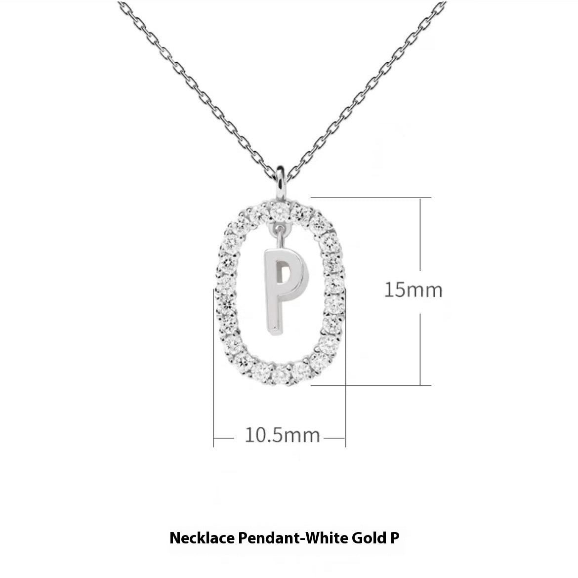 Stylish Zircon Alphabet Clavicle Chain