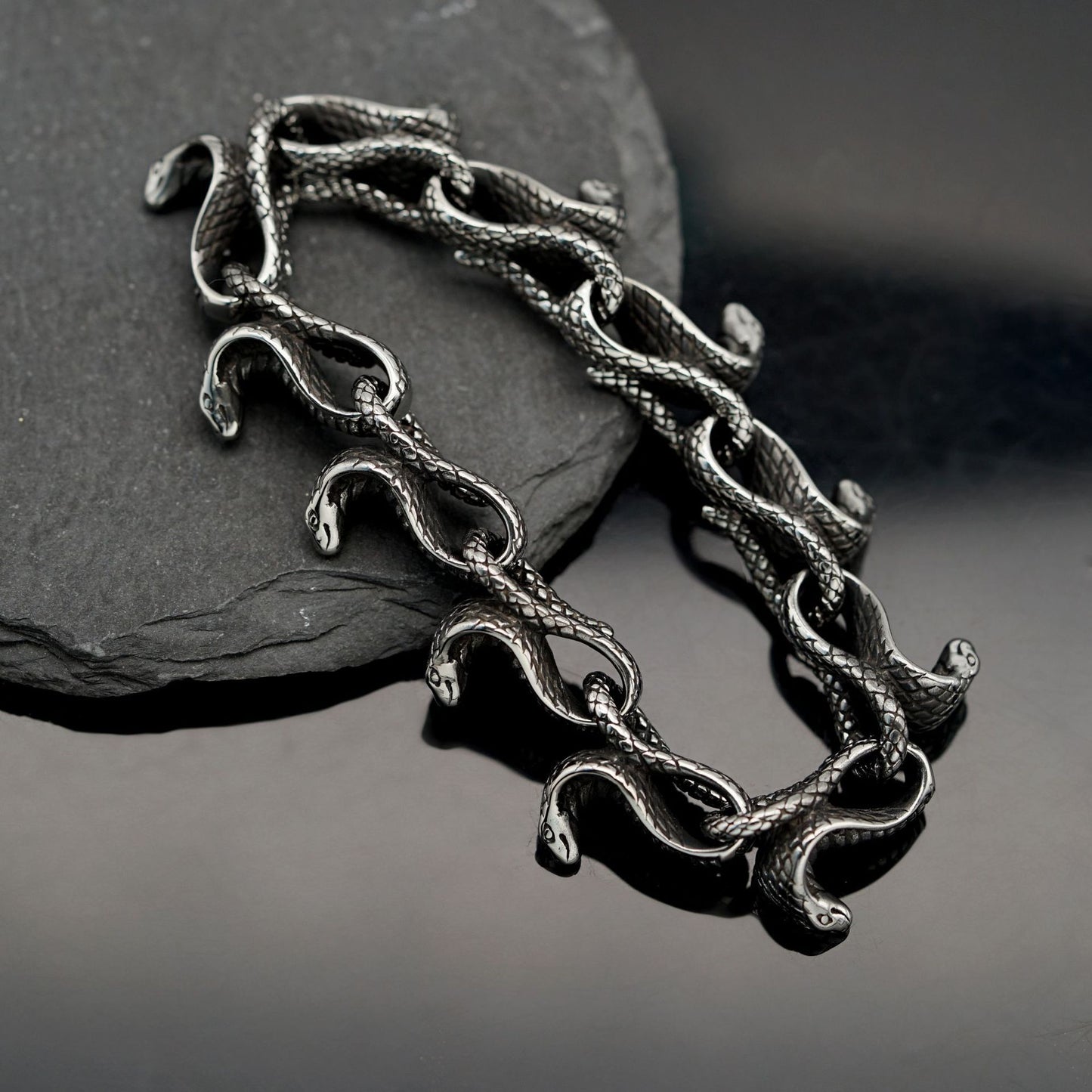 Stainless Steel Cobra Bracelet