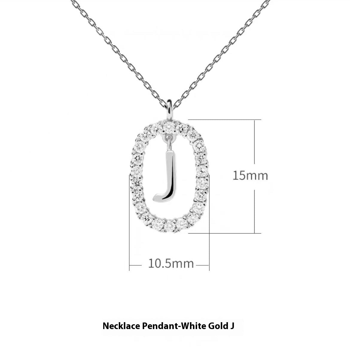 Stylish Zircon Alphabet Clavicle Chain