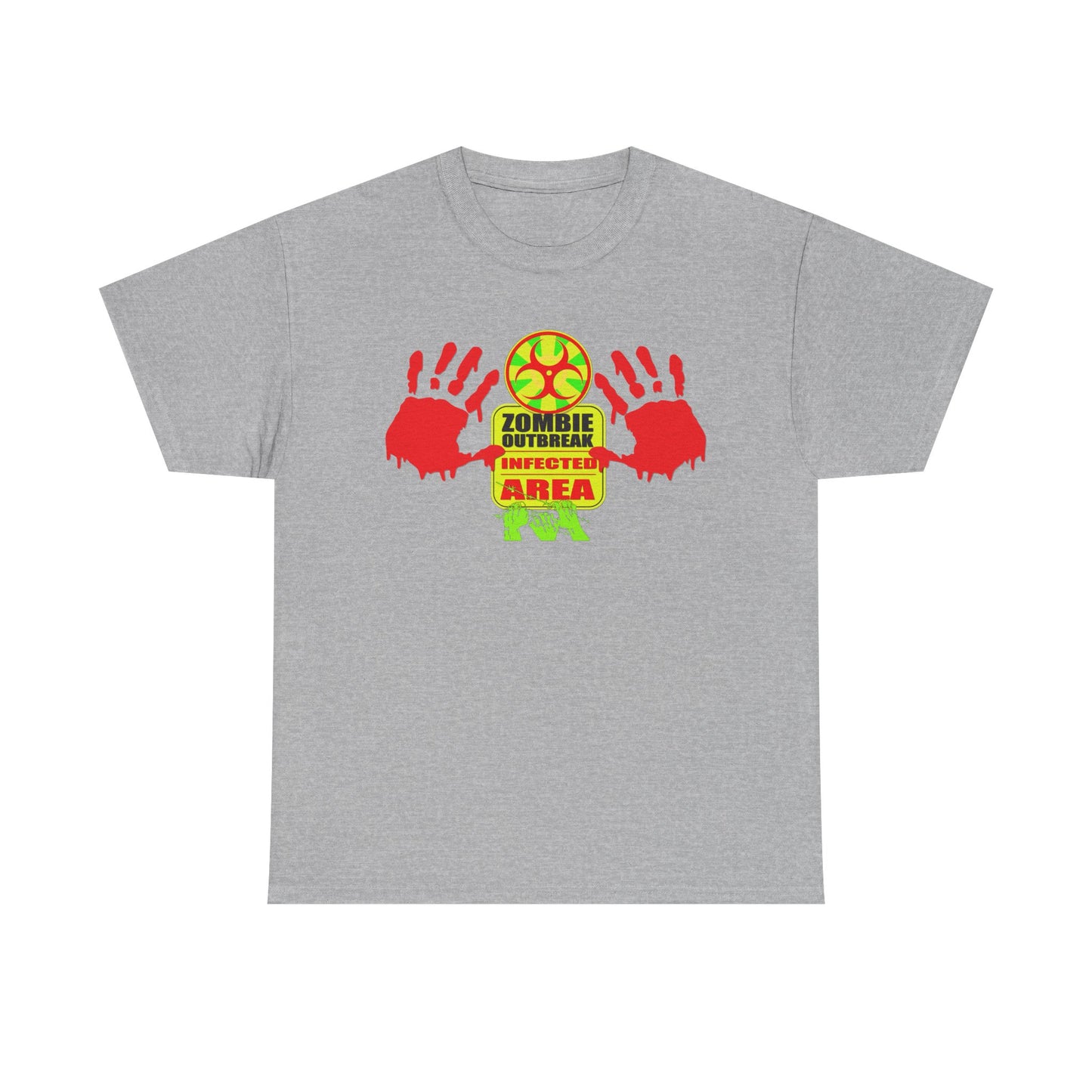 Zombie Outbreak. Heavy Cotton T-Shirt