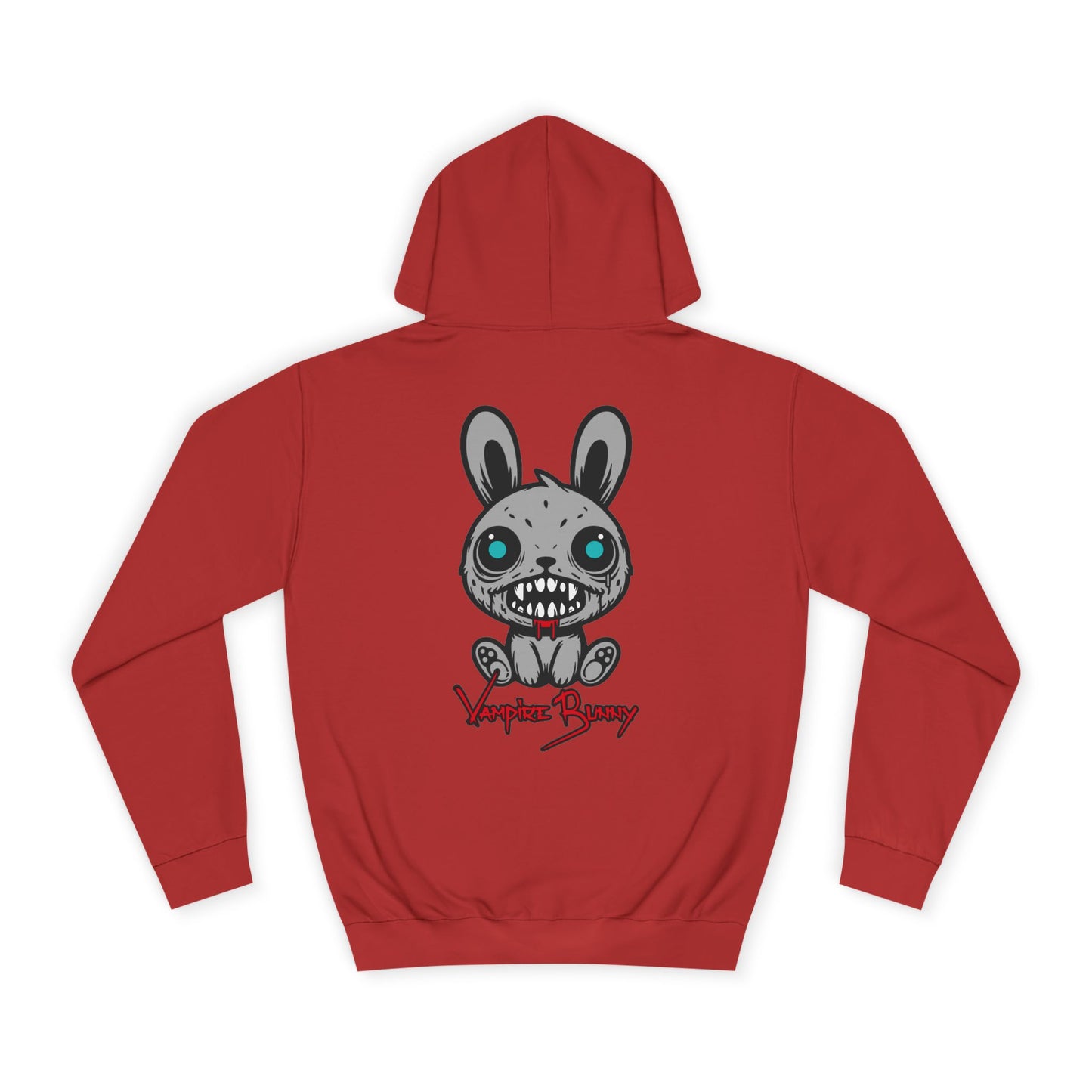 Vampire Bunny, Rad Moto Bunny, Unisex Hoodie - Biker Style Sweatshirt for Motorcycle Enthusiasts