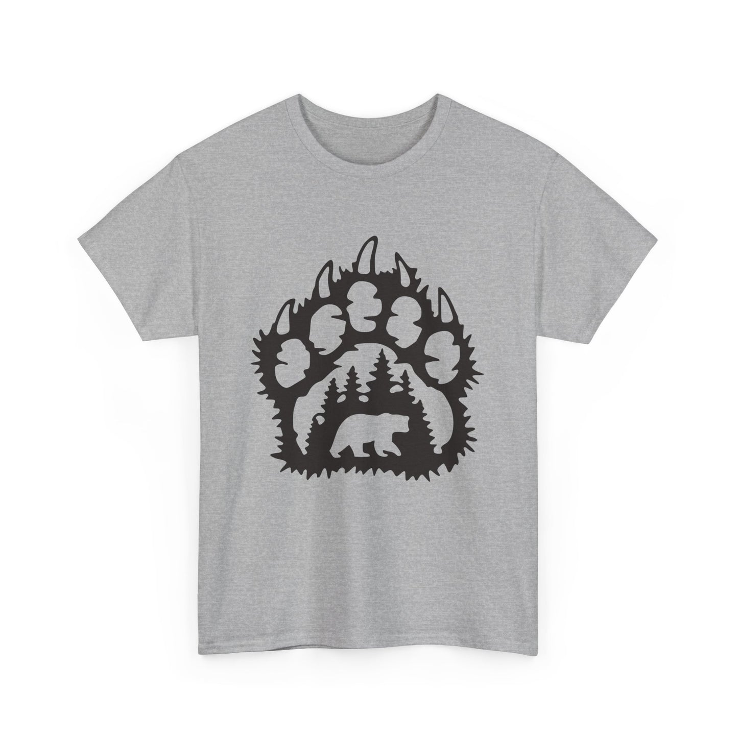 Bear Paw. Heavy Cotton T-Shirt