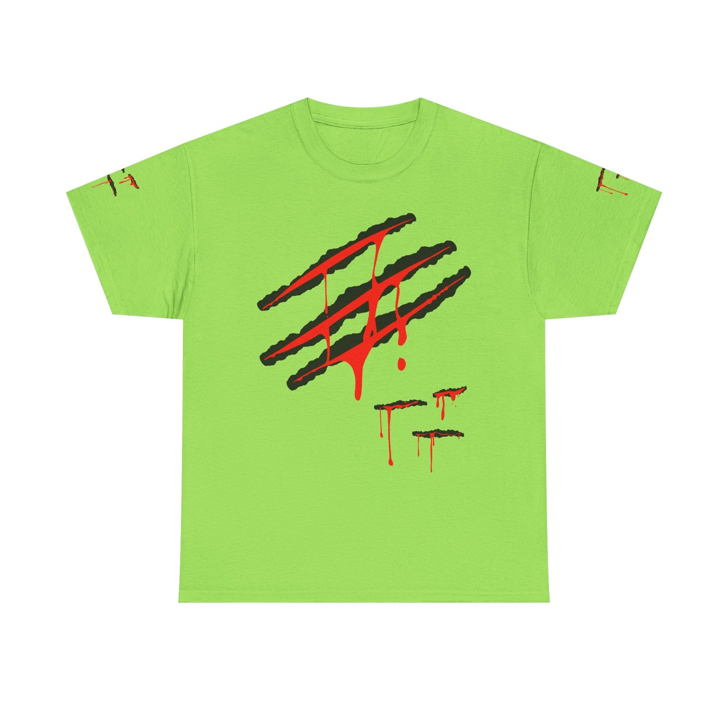 Bloody Scratches. Heavy Cotton T-Shirt