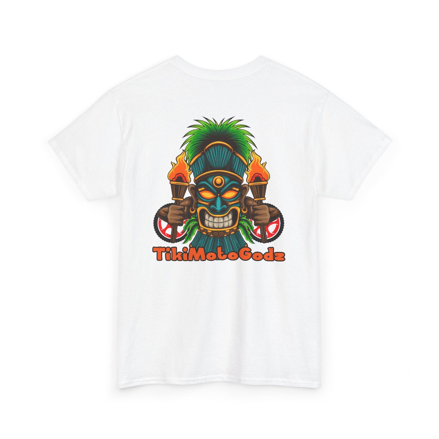 Tiki Moto Godz. Heavy Cotton T-Shirt