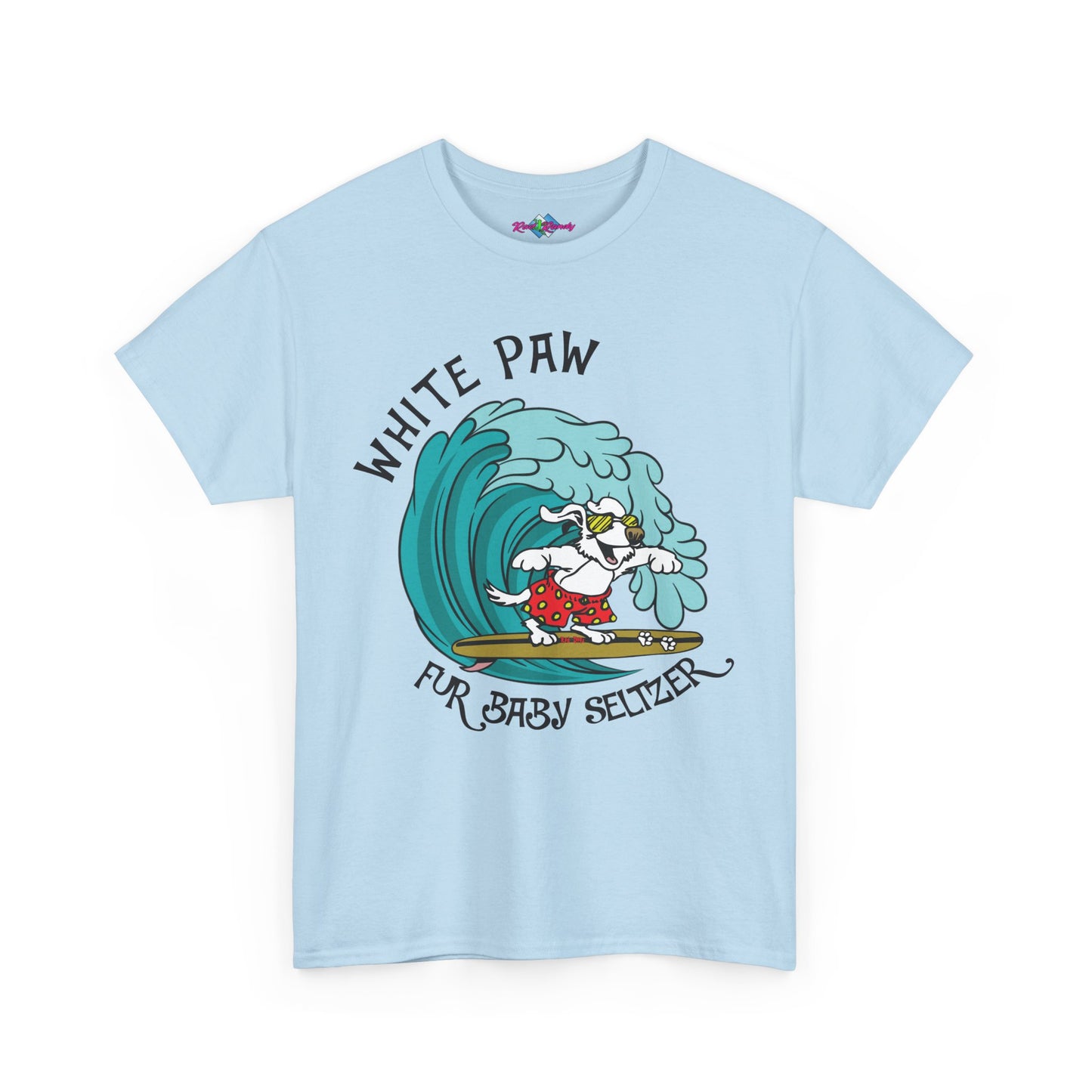 White Paw. Heavy Cotton T-Shirt