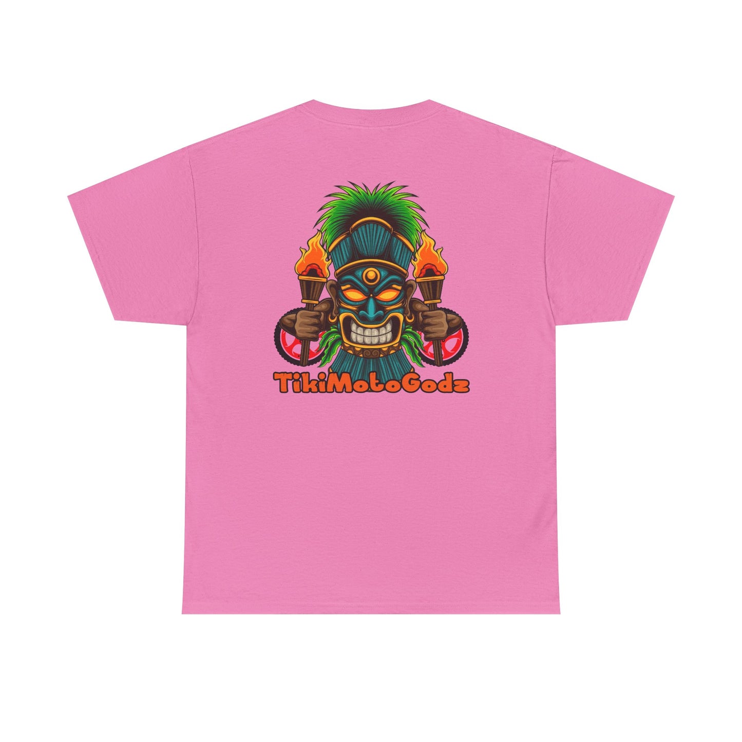 Tiki Moto Godz. Heavy Cotton T-Shirt