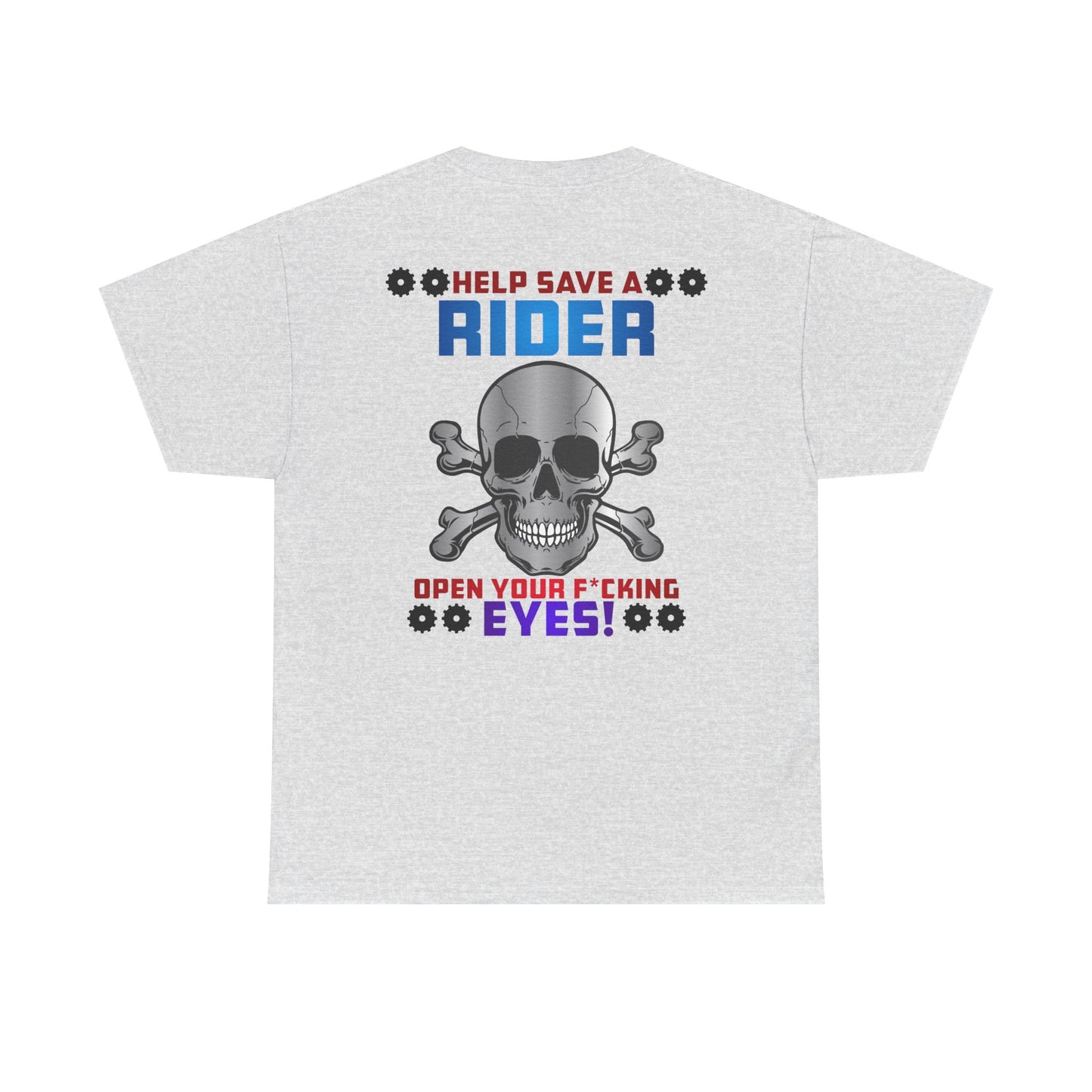 Help Save a Rider, Rad Moto Life, Heavy Cotton T-Shirt
