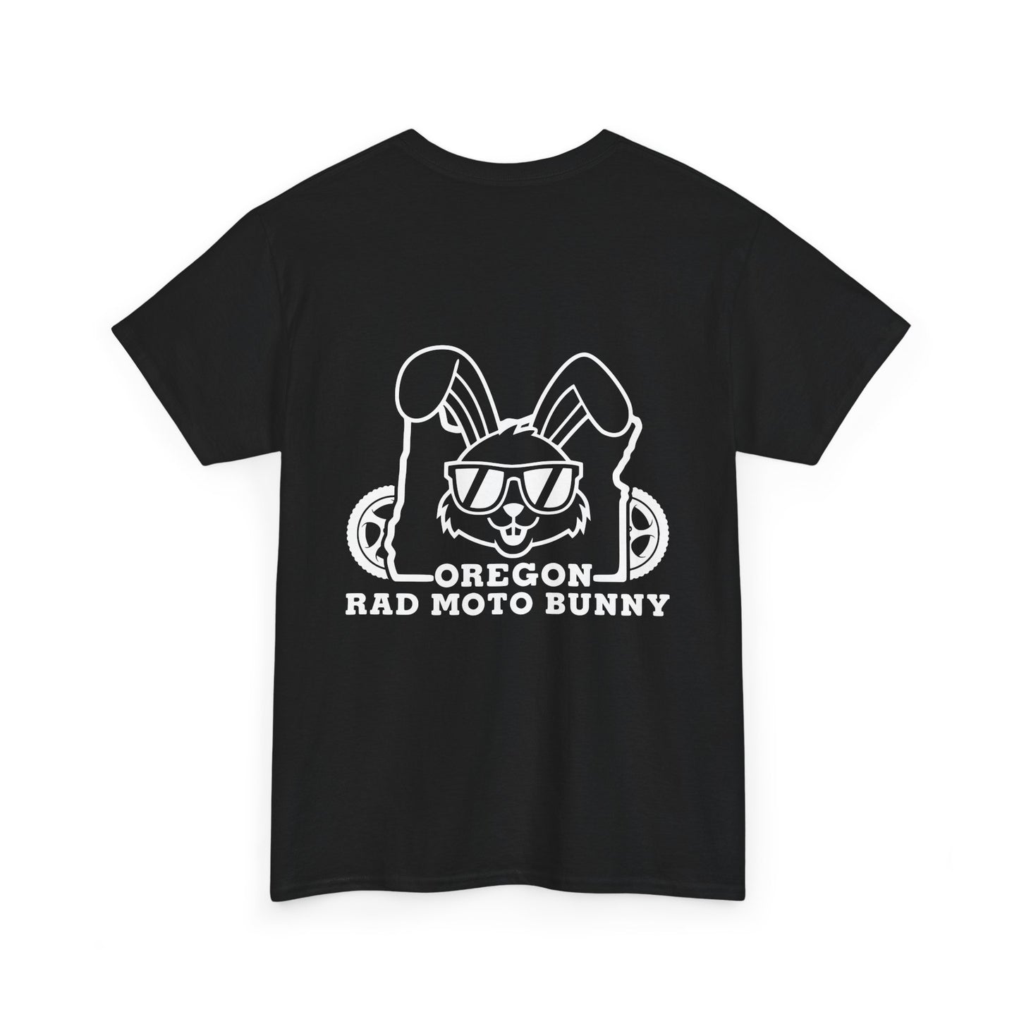 Oregon Rad Moto Bunny, Rad Moto Bunny, Heavy Cotton T-Shirt