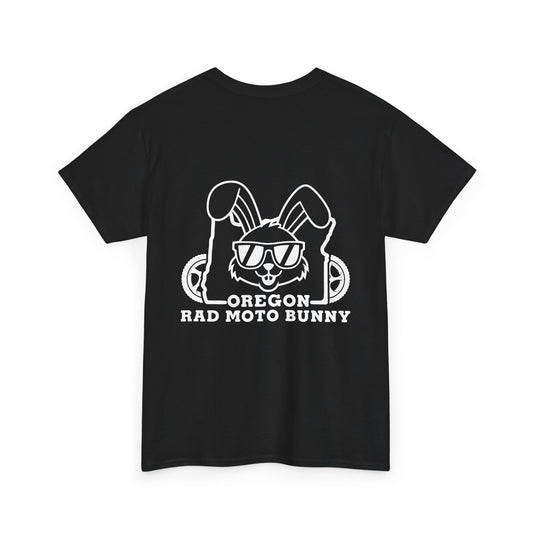 Oregon Rad Moto Bunny, Rad Moto Bunny, Heavy Cotton T-Shirt
