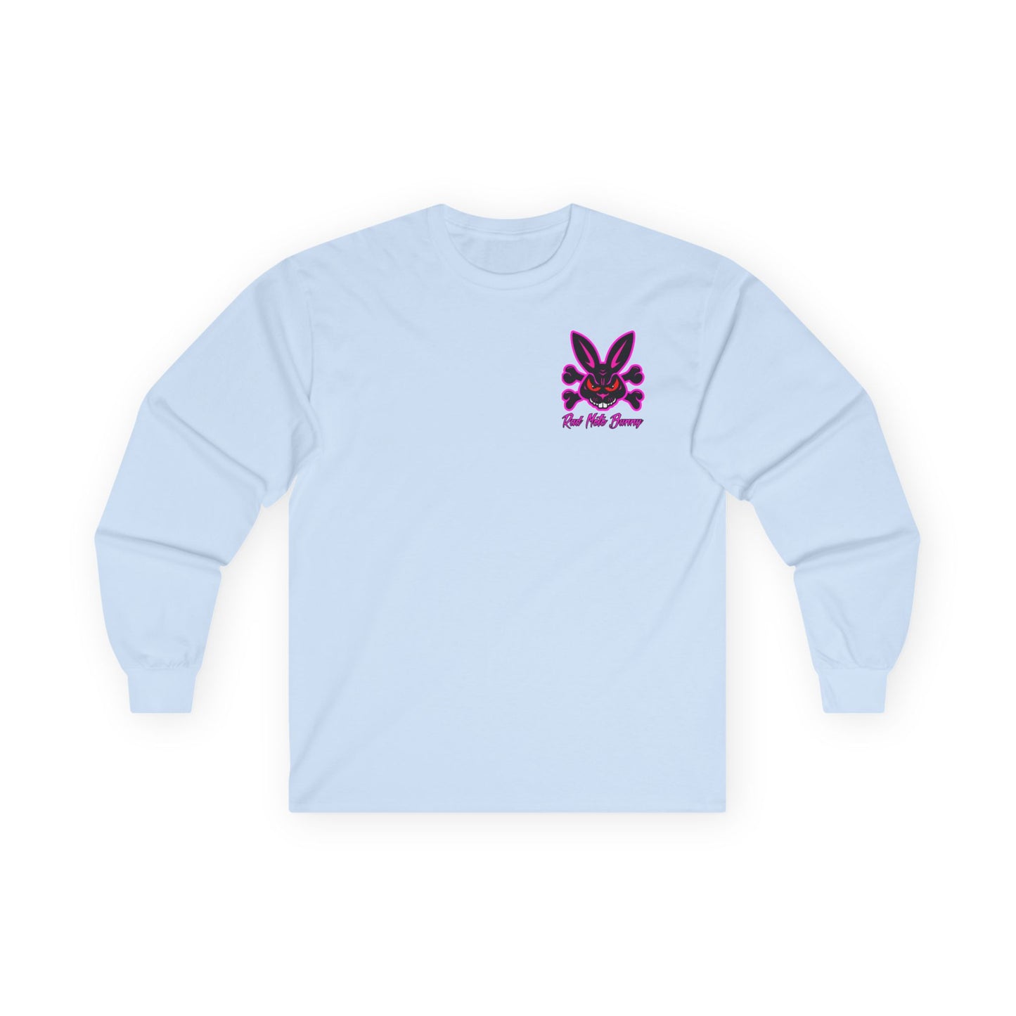 Zombie Bunny, Rad Moto Bunny, Unisex Long Sleeve Tee - Bold Graphic T-Shirt for Motorcycle Enthusiasts