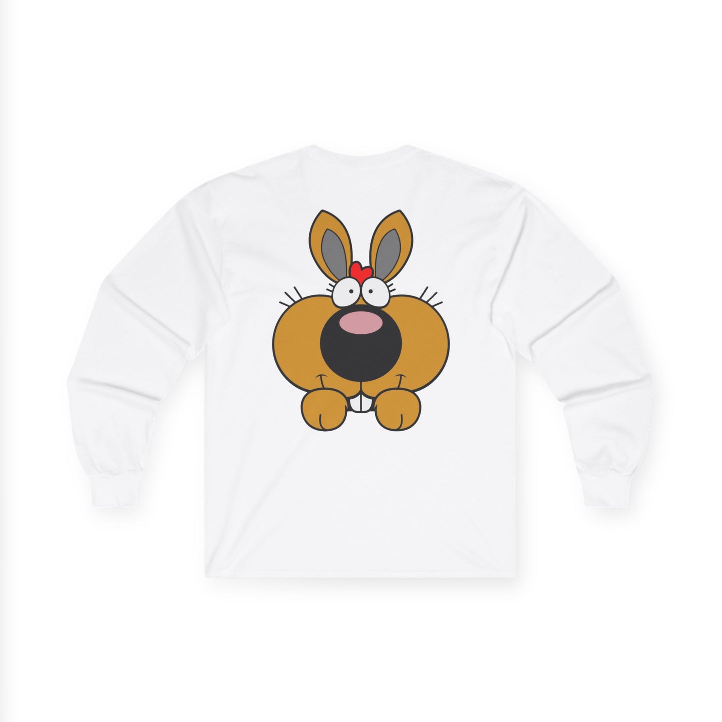 Love Bunny, Rad Moto Bunny, Unisex Long Sleeve Tee - Bold Graphic T-Shirt for Motorcycle Enthusiasts