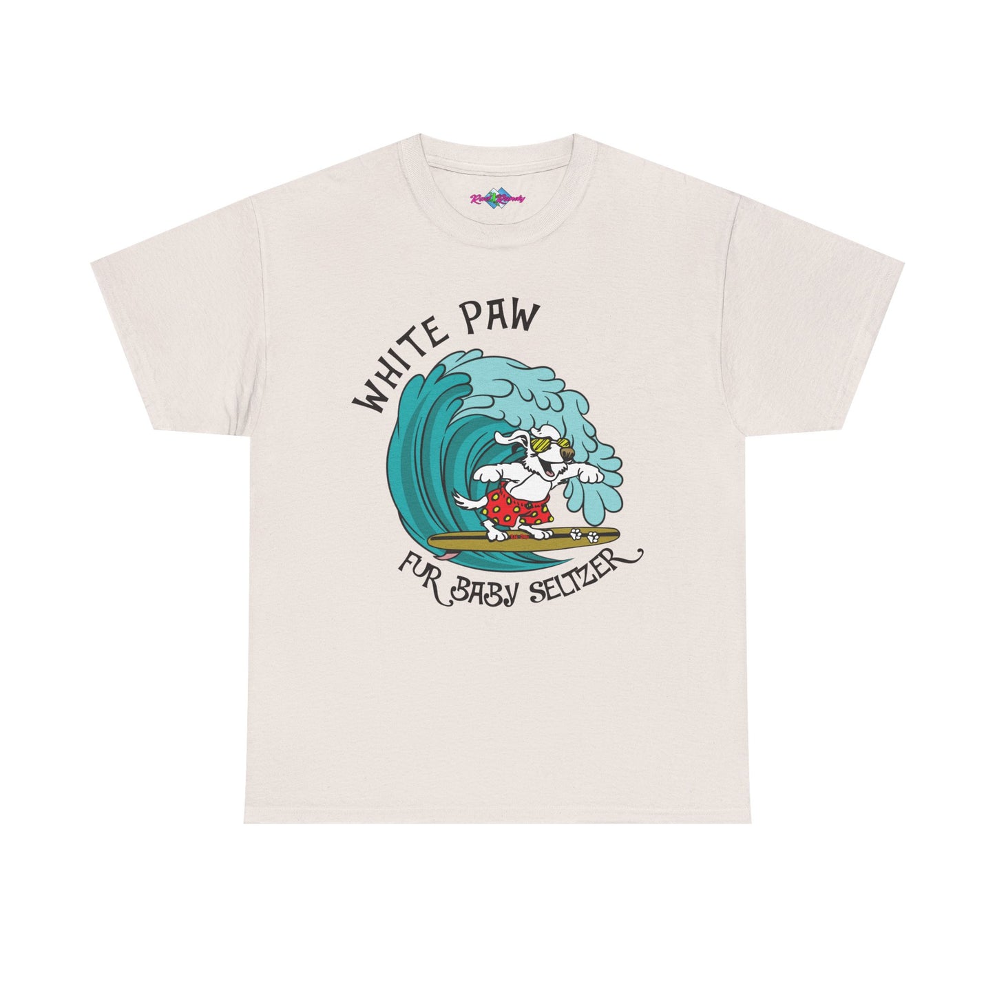 White Paw. Heavy Cotton T-Shirt
