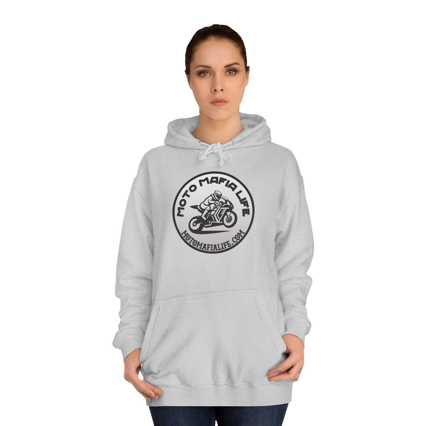 I'M Just a Girl, Moto Mafia Life Unisex Hoodie - Biker Style Sweatshirt for Motorcycle Enthusiasts