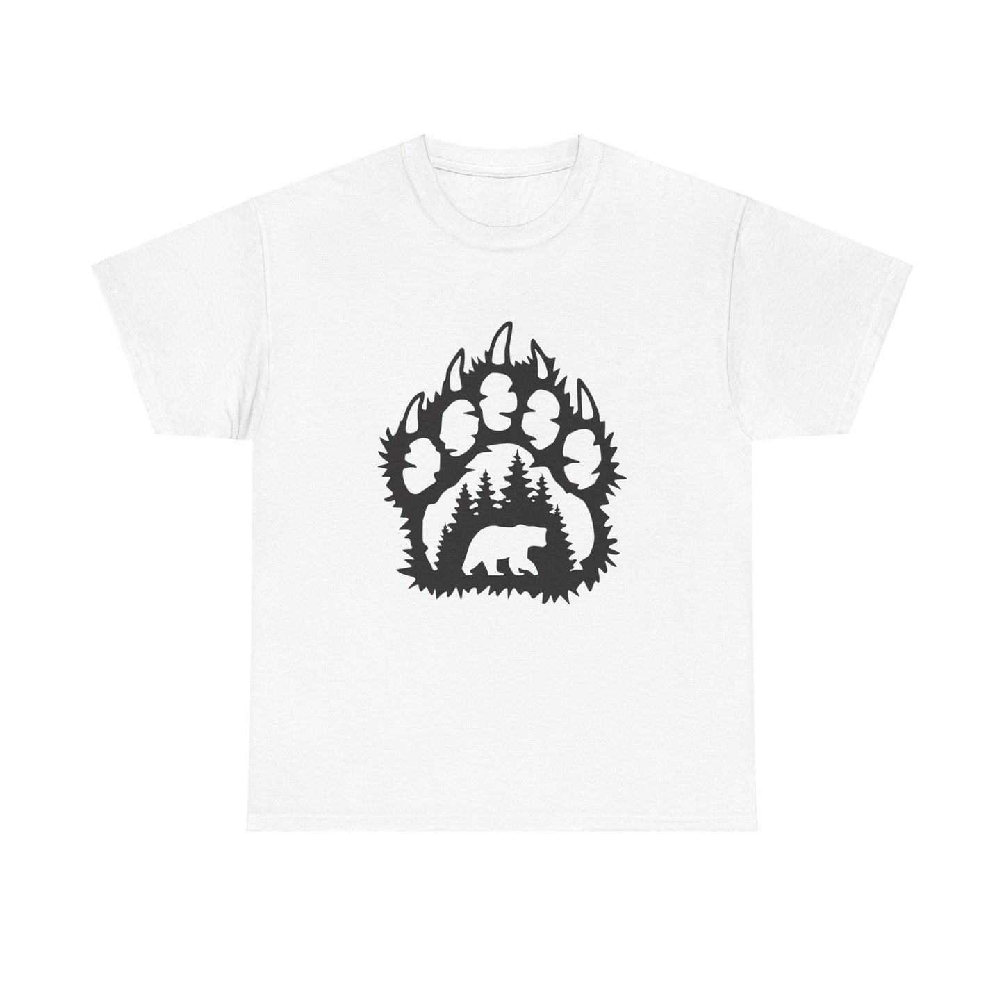 Bear Paw. Heavy Cotton T-Shirt
