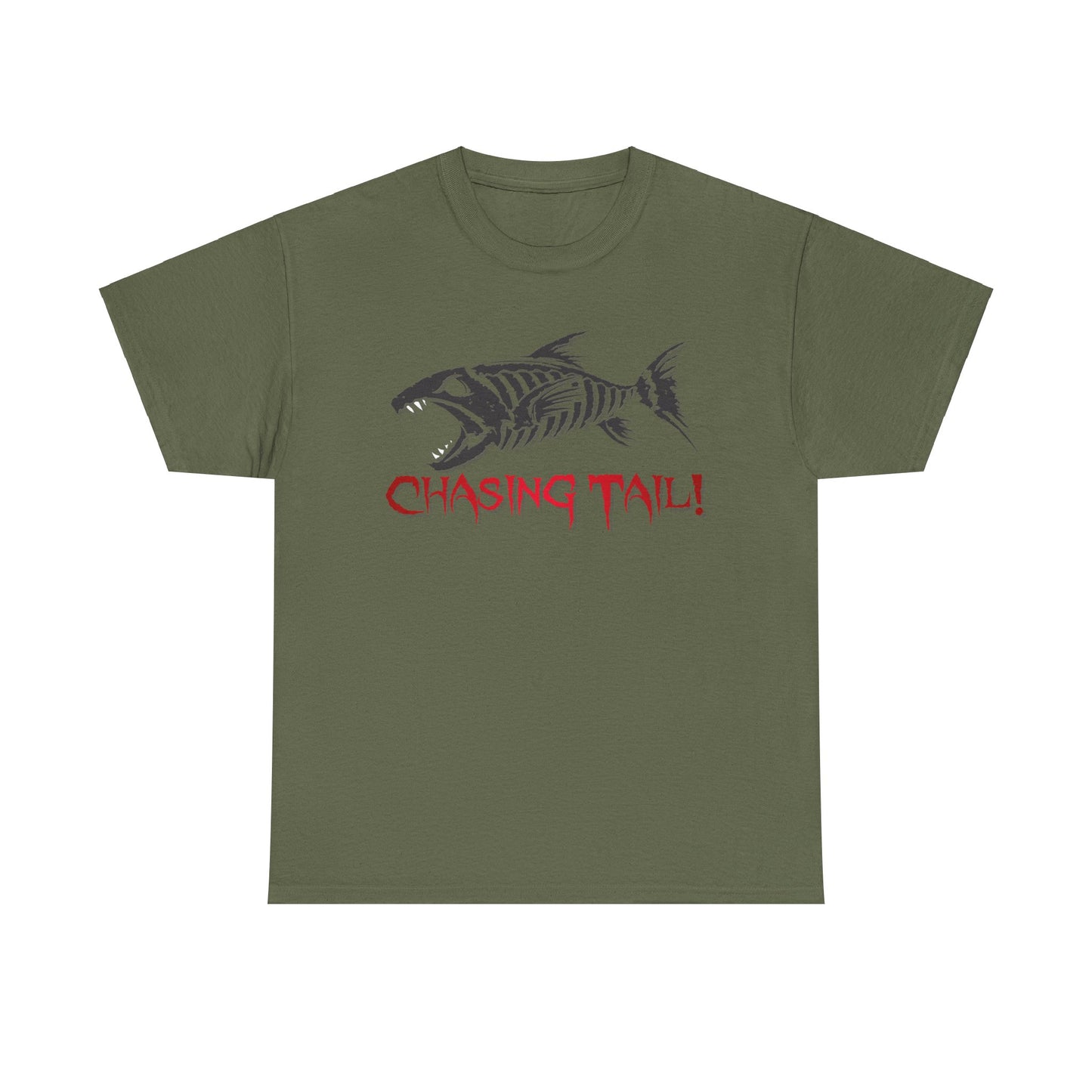 Chasing Tail!. Heavy Cotton T-Shirt