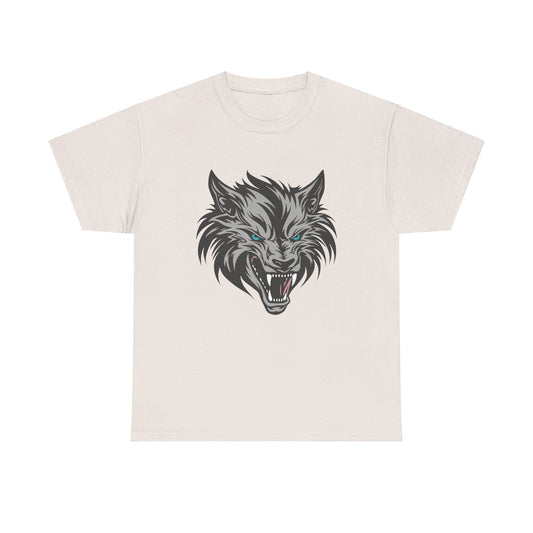 Wicked Wolf. Heavy Cotton T-Shirt