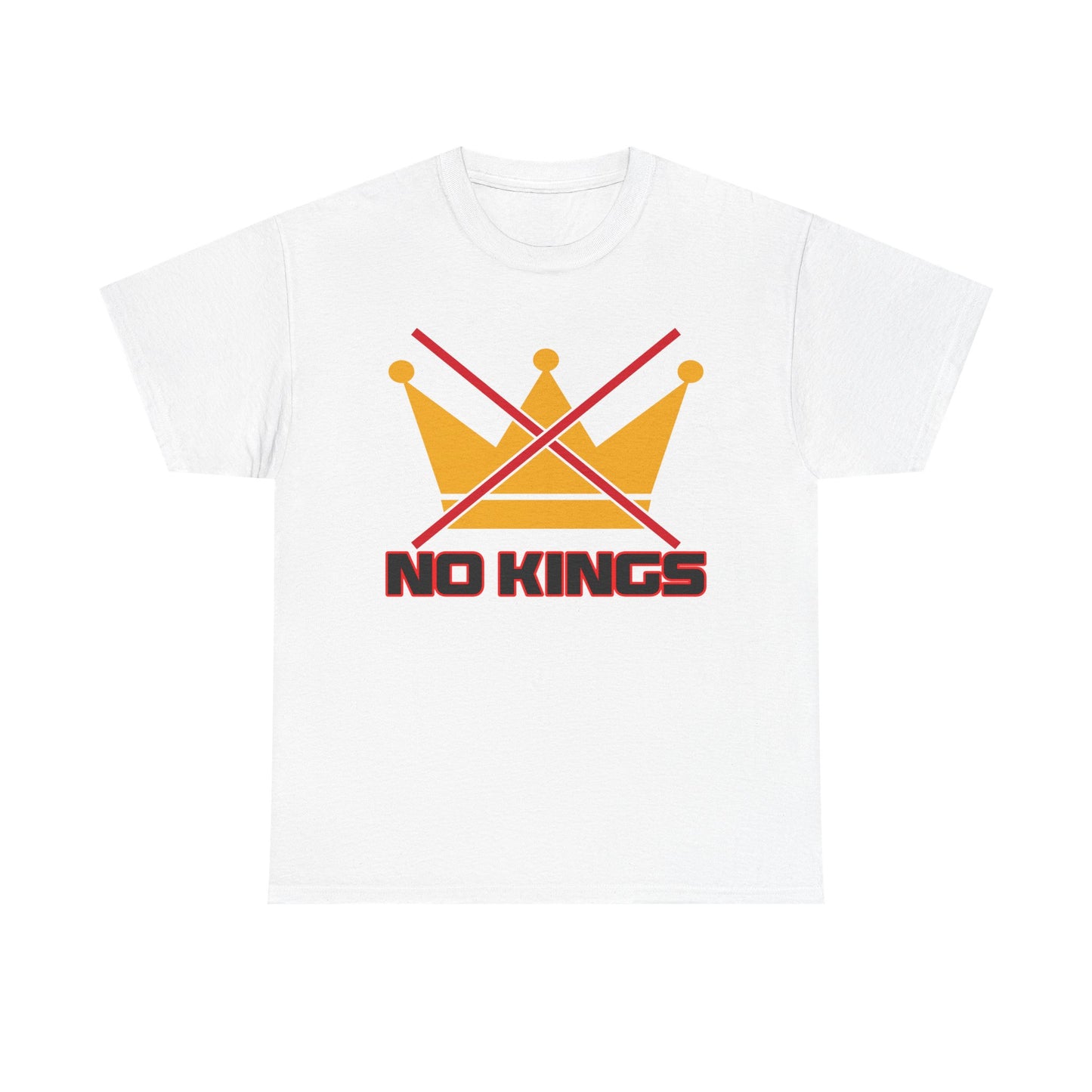No Kings Unisex Tee - Graphic Printed T-Shirt