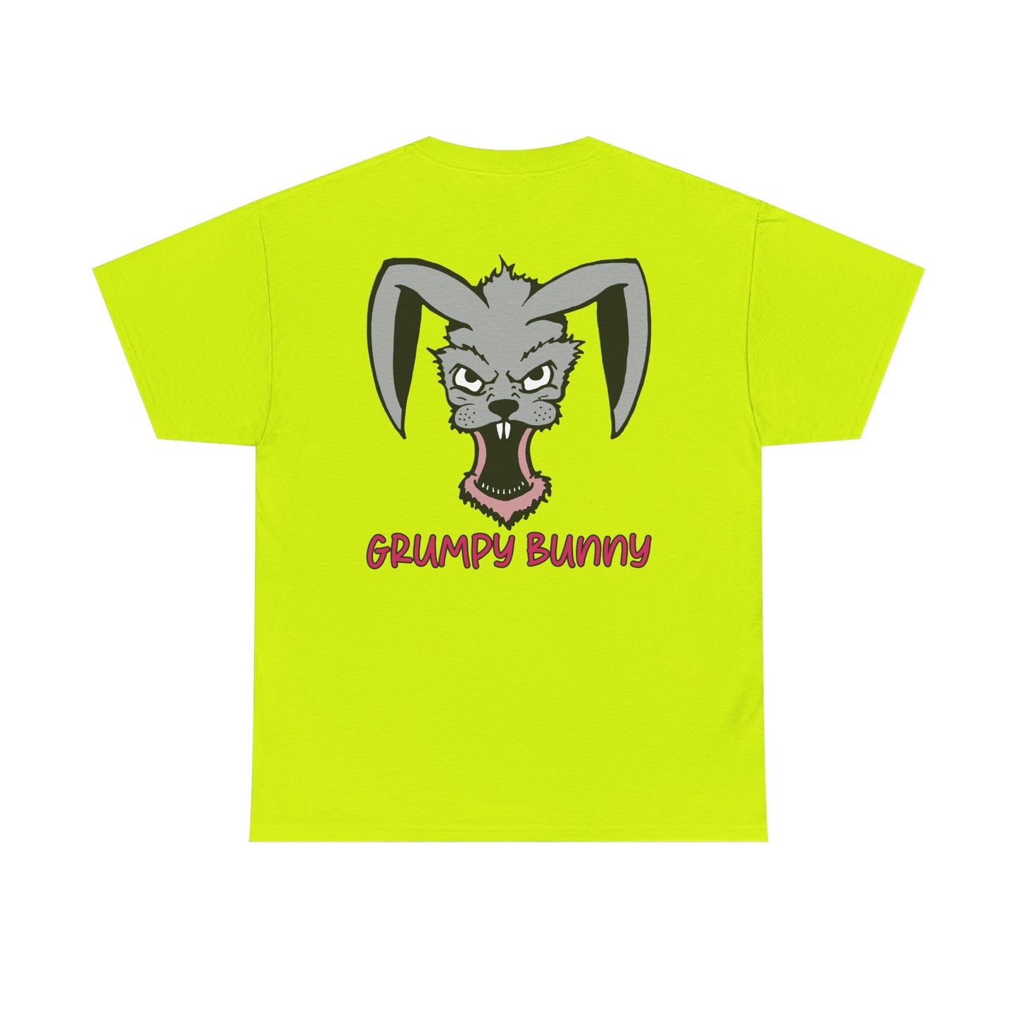 Grumpy Bunny, Rad Moto Bunny, Heavy Cotton T-Shirt