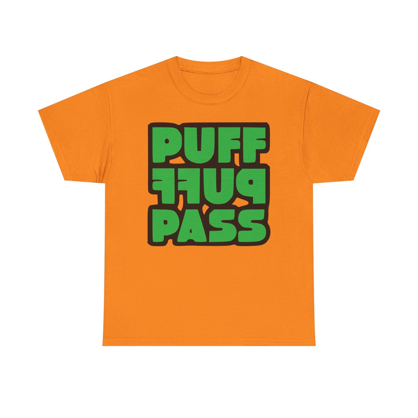 Puff Puff Pass Tee - Unisex Heavy Cotton T-Shirt