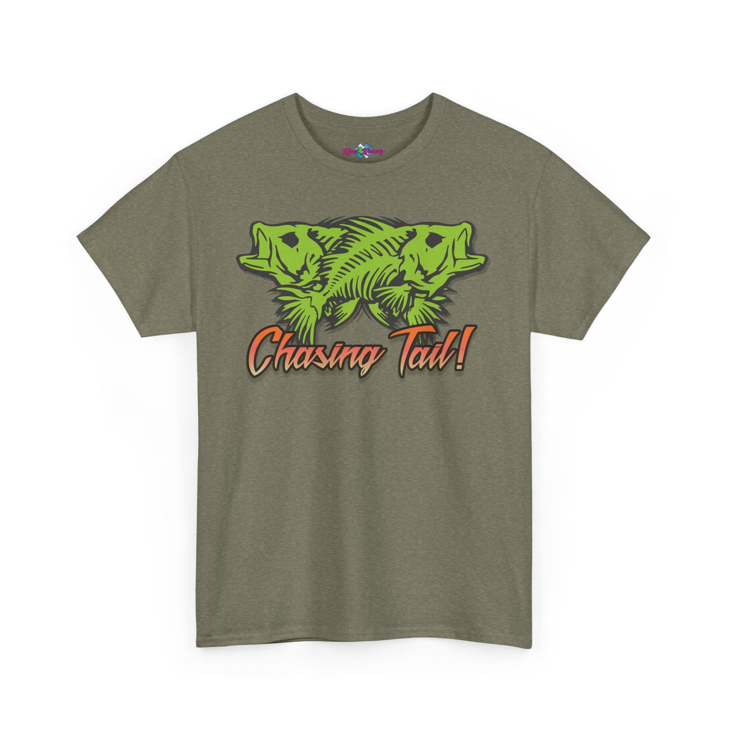 Chasing Tail. Heavy Cotton T-Shirt