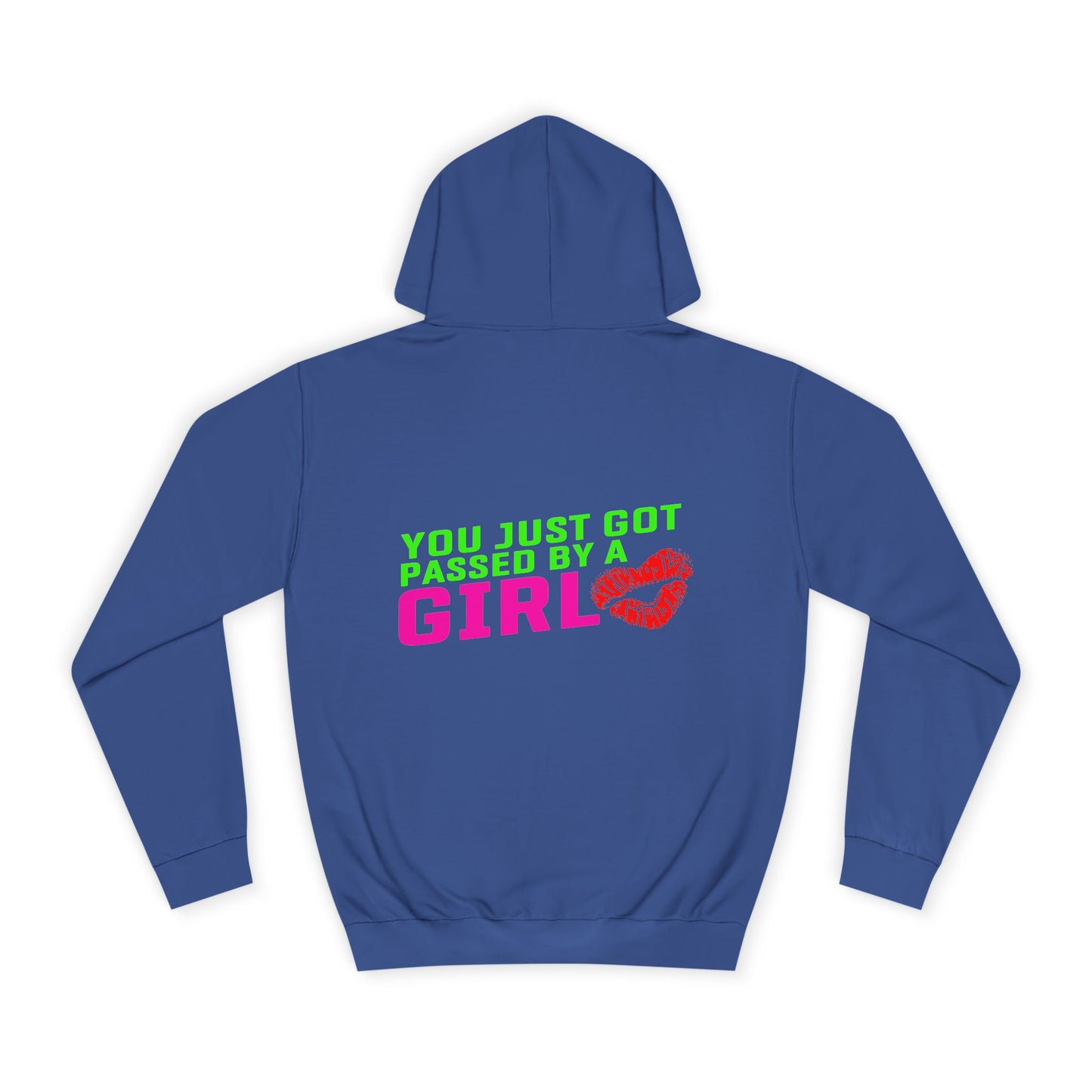 You just got passed by a Girl, Rad Moto Bunny, Unisex Hoodie - Biker Style Sweatshirt for Motorcycle Enthusiasts