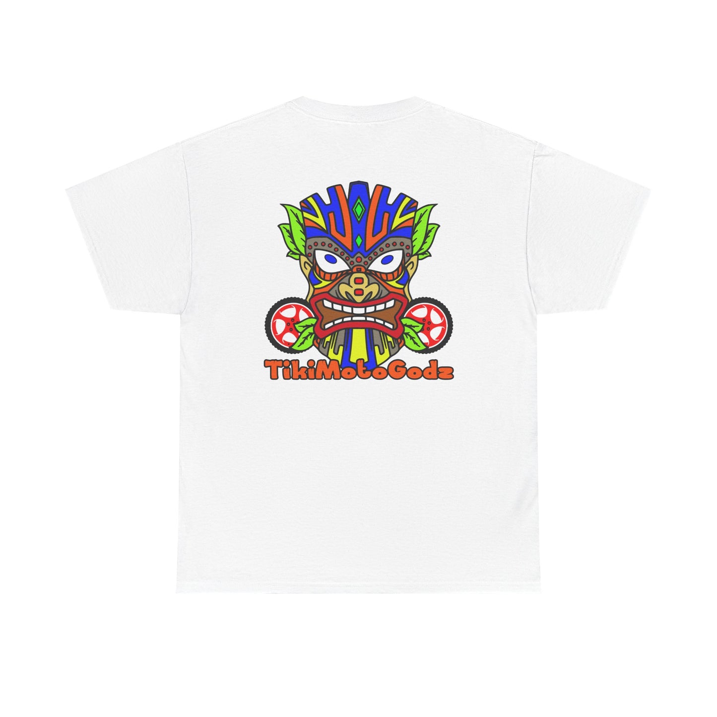 Tiki Moto Godz. Heavy Cotton T-Shirt