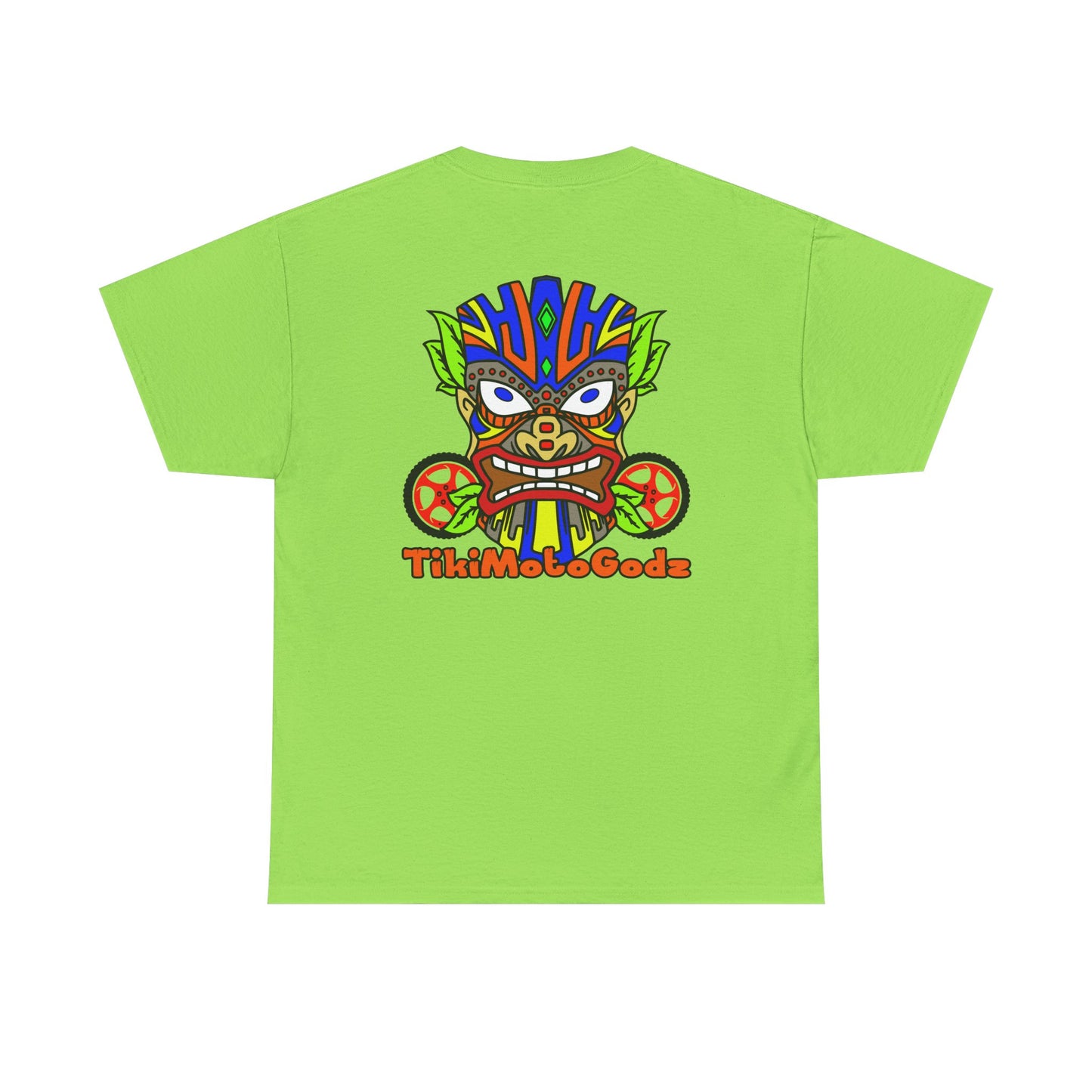 Tiki Moto Godz. Heavy Cotton T-Shirt