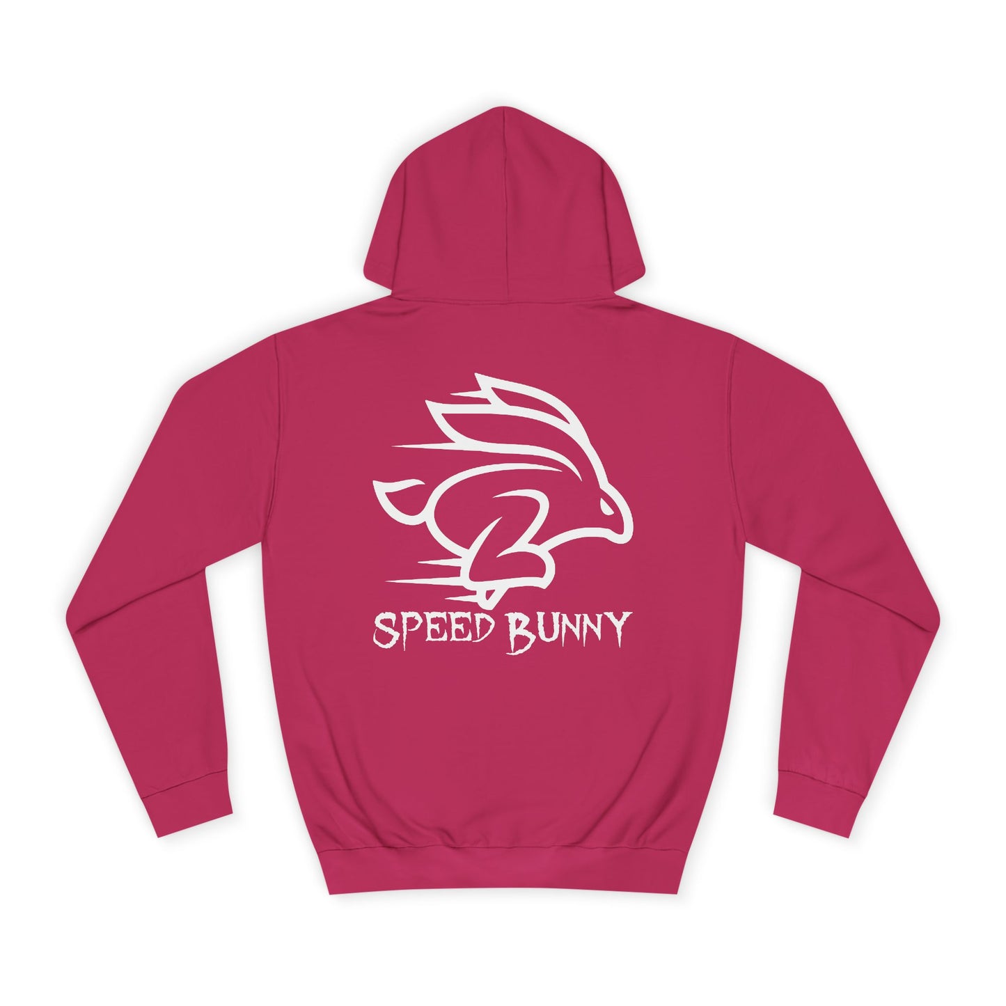 Speed Bunny, Rad Moto Bunny, Unisex Hoodie - Biker Style Sweatshirt for Motorcycle Enthusiasts
