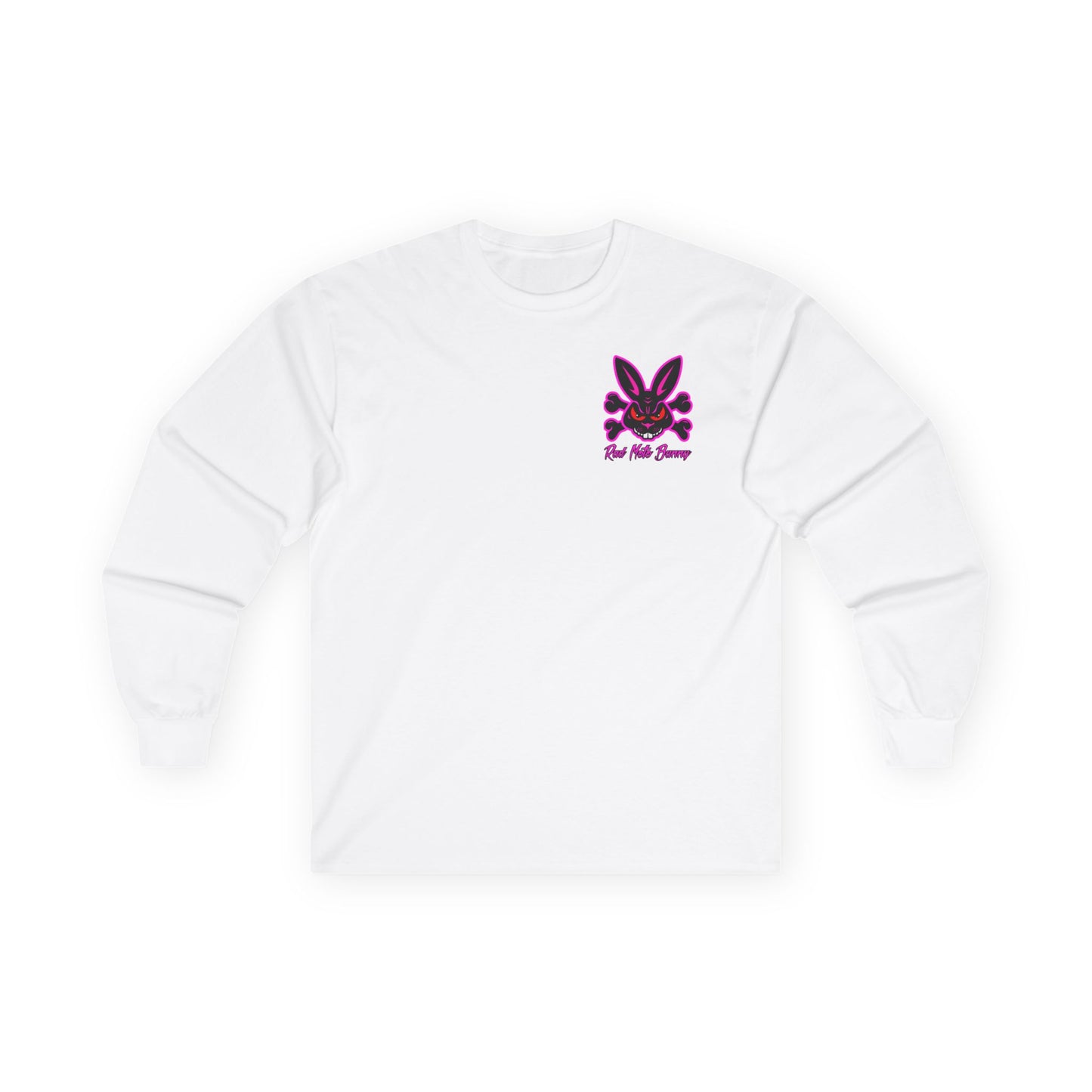 Zombie Bunny, Rad Moto Bunny, Unisex Long Sleeve Tee - Bold Graphic T-Shirt for Motorcycle Enthusiasts