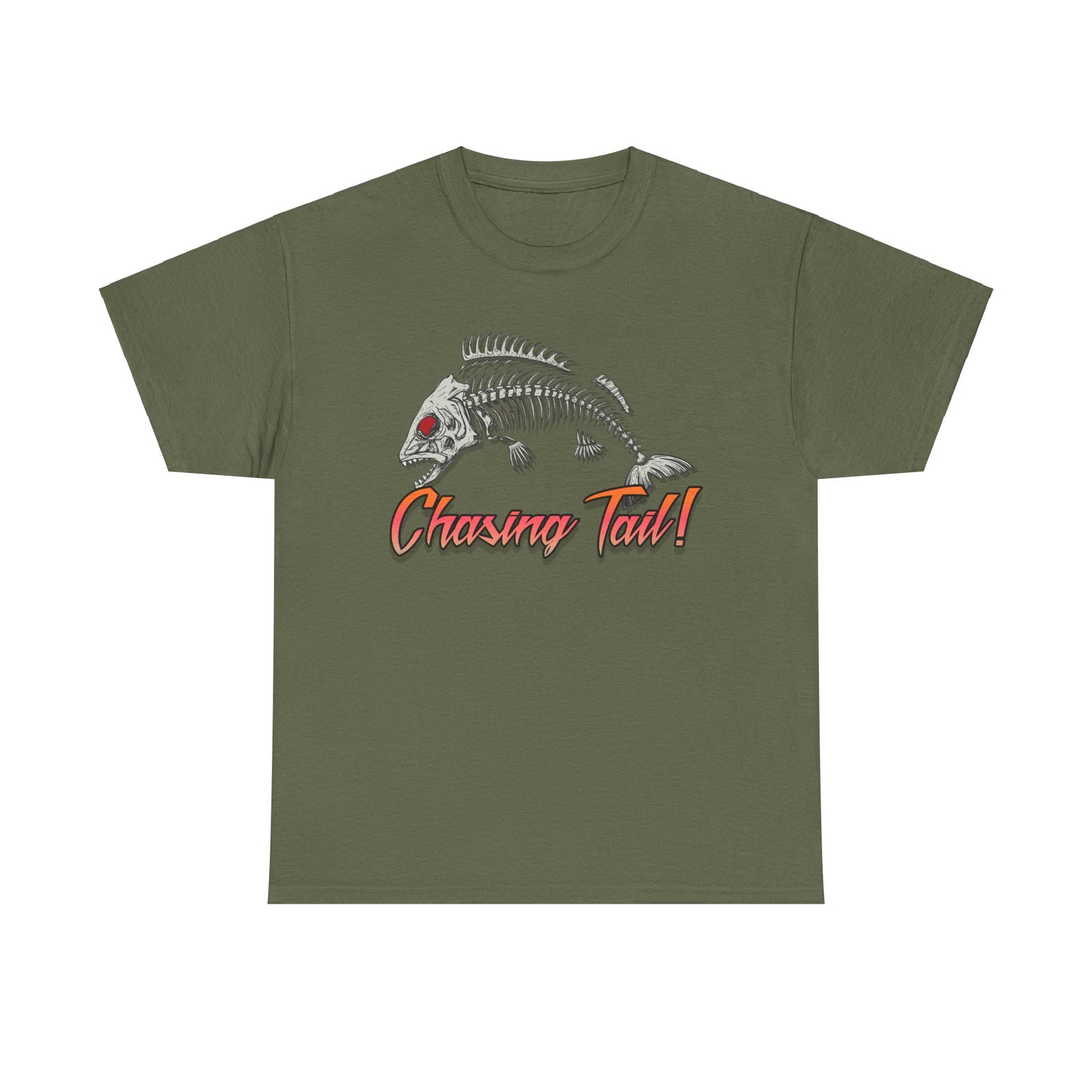 Chasing Tail!. Heavy Cotton T-Shirt