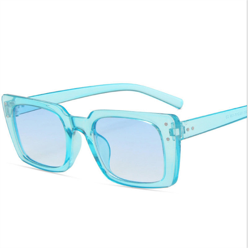 Trendy Squared Small Frame Sunglasses