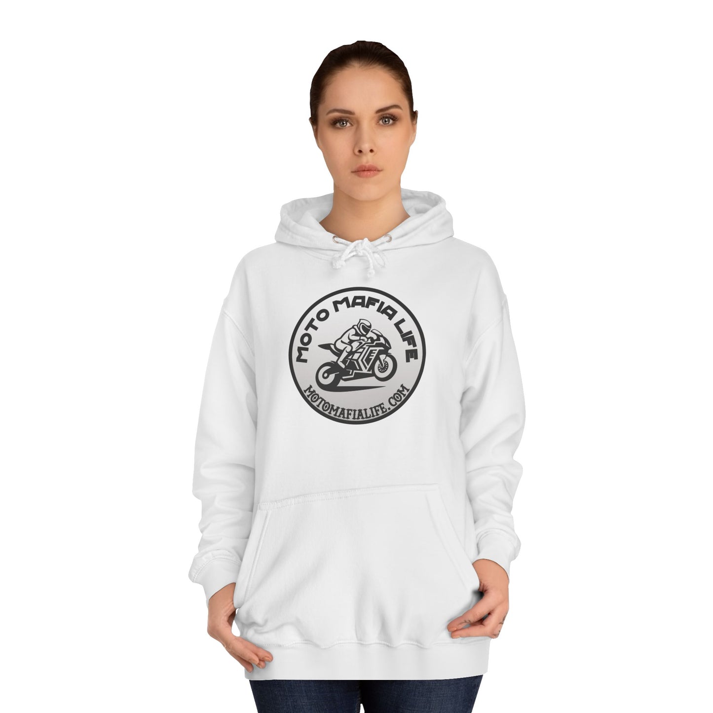 I'M Just a Girl, Moto Mafia Life Unisex Hoodie - Biker Style Sweatshirt for Motorcycle Enthusiasts