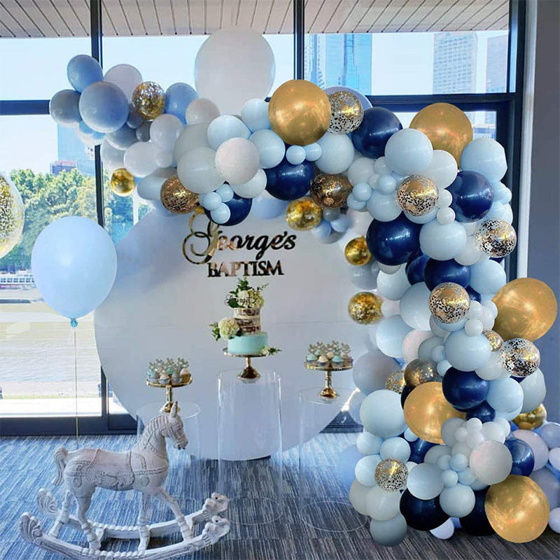 Blue Arch Bridge Balloon Party Decoration