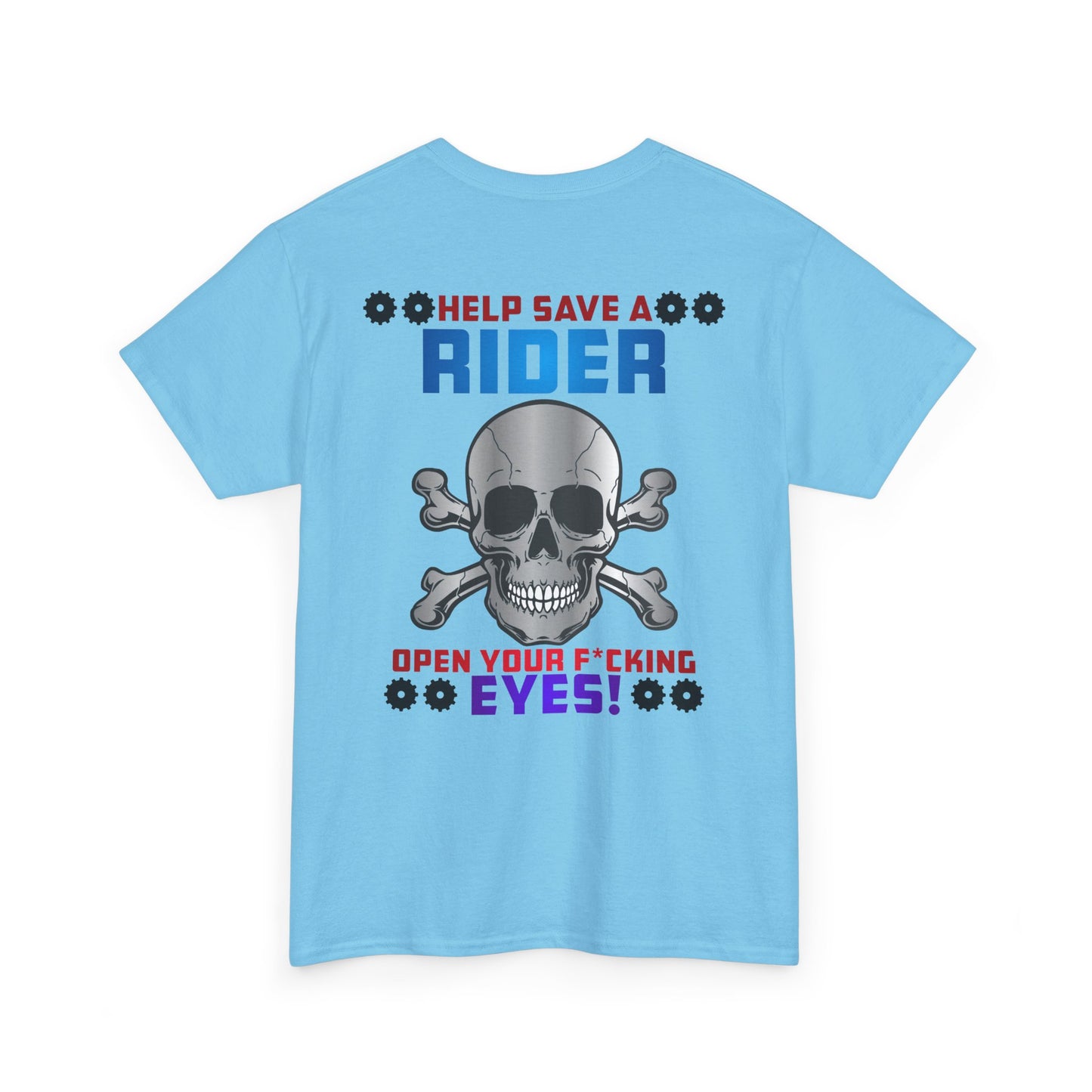 Help Save a Rider, Rad Moto Life, Heavy Cotton T-Shirt