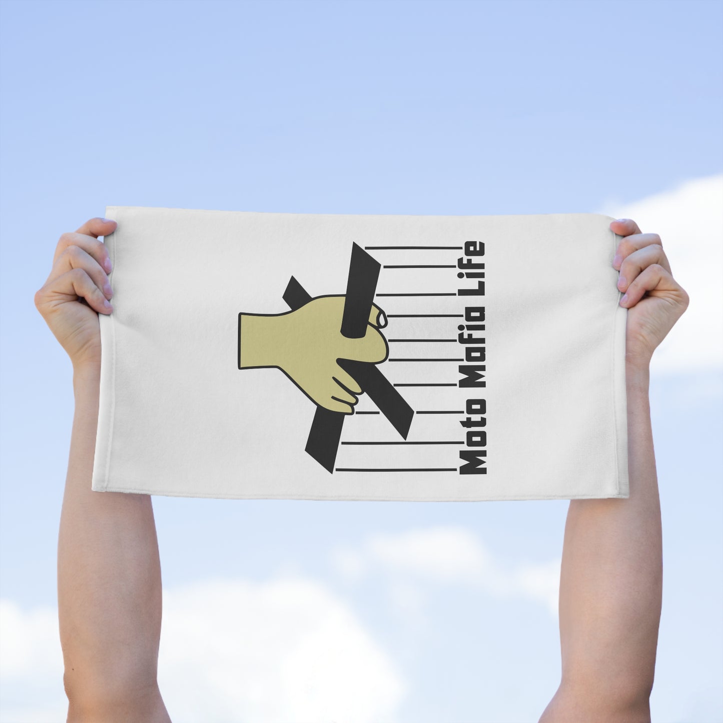 Moto Mafia Life, Biker Towel - Perfect for Motorsports Fans