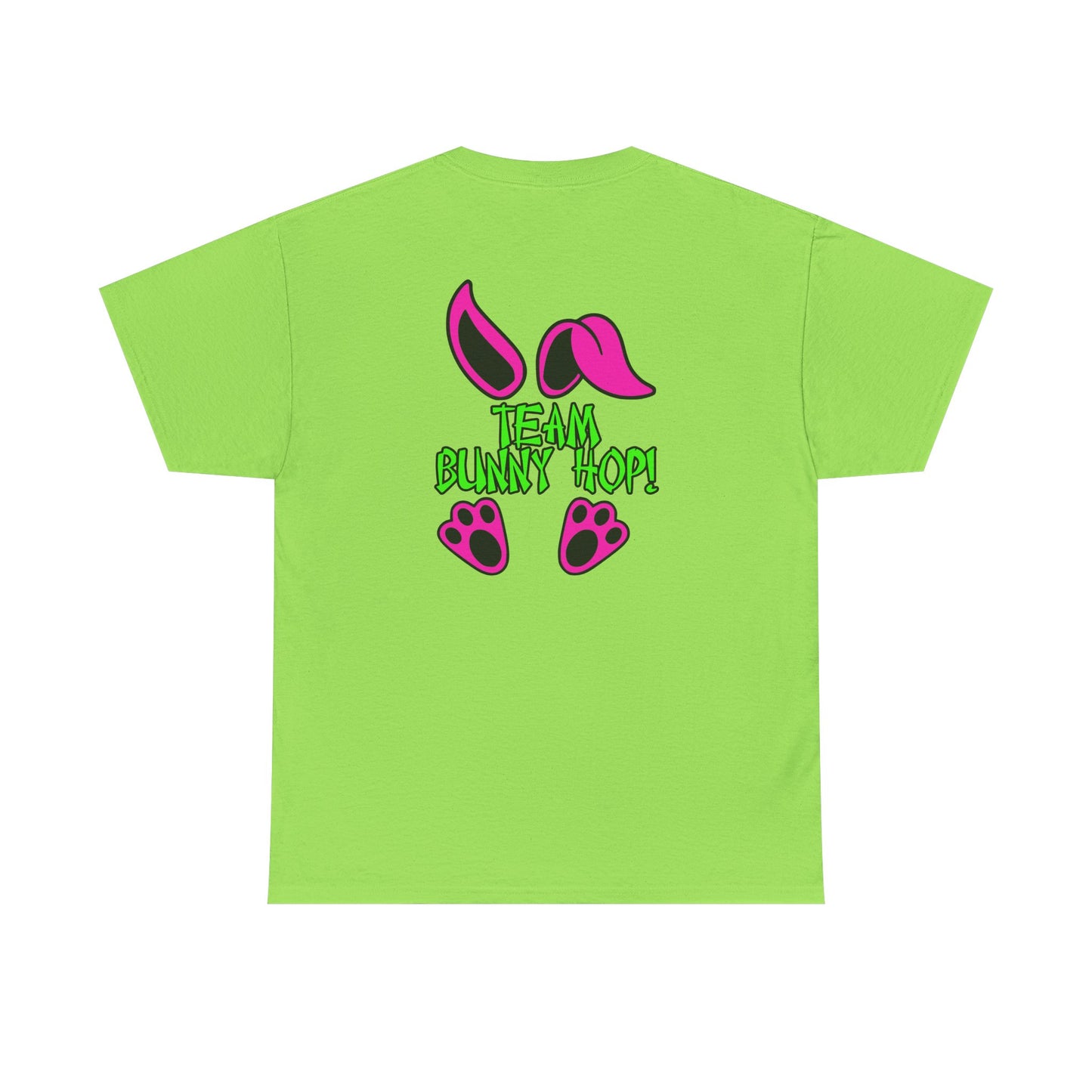 Team Bunny Hop, Rad Moto Bunny, Heavy Cotton T-Shirt
