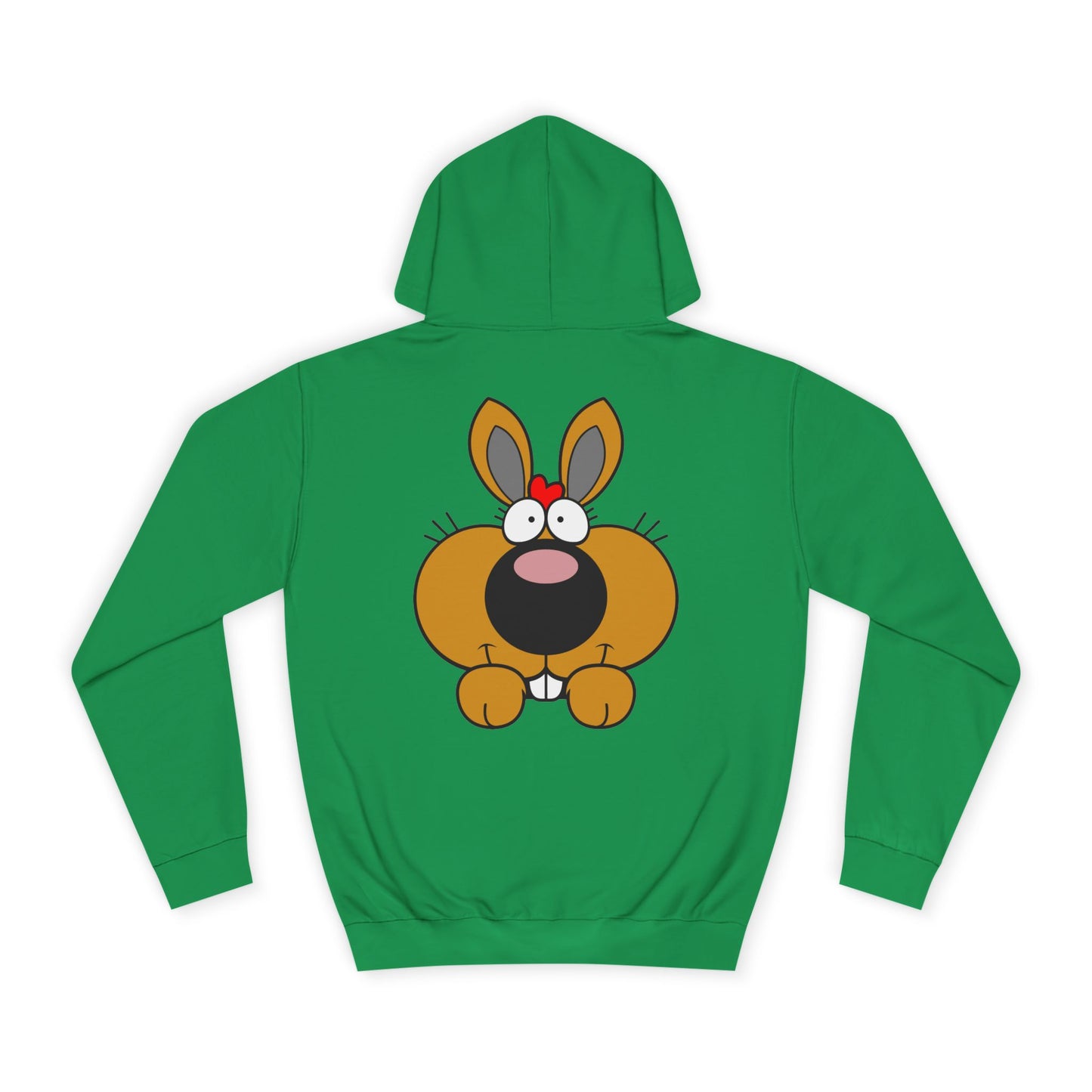 Love Bunny, Rad Moto Bunny, Unisex Hoodie - Biker Style Sweatshirt for Motorcycle Enthusiasts