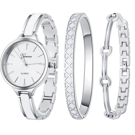 Quartz watch bracelet three-piece suit