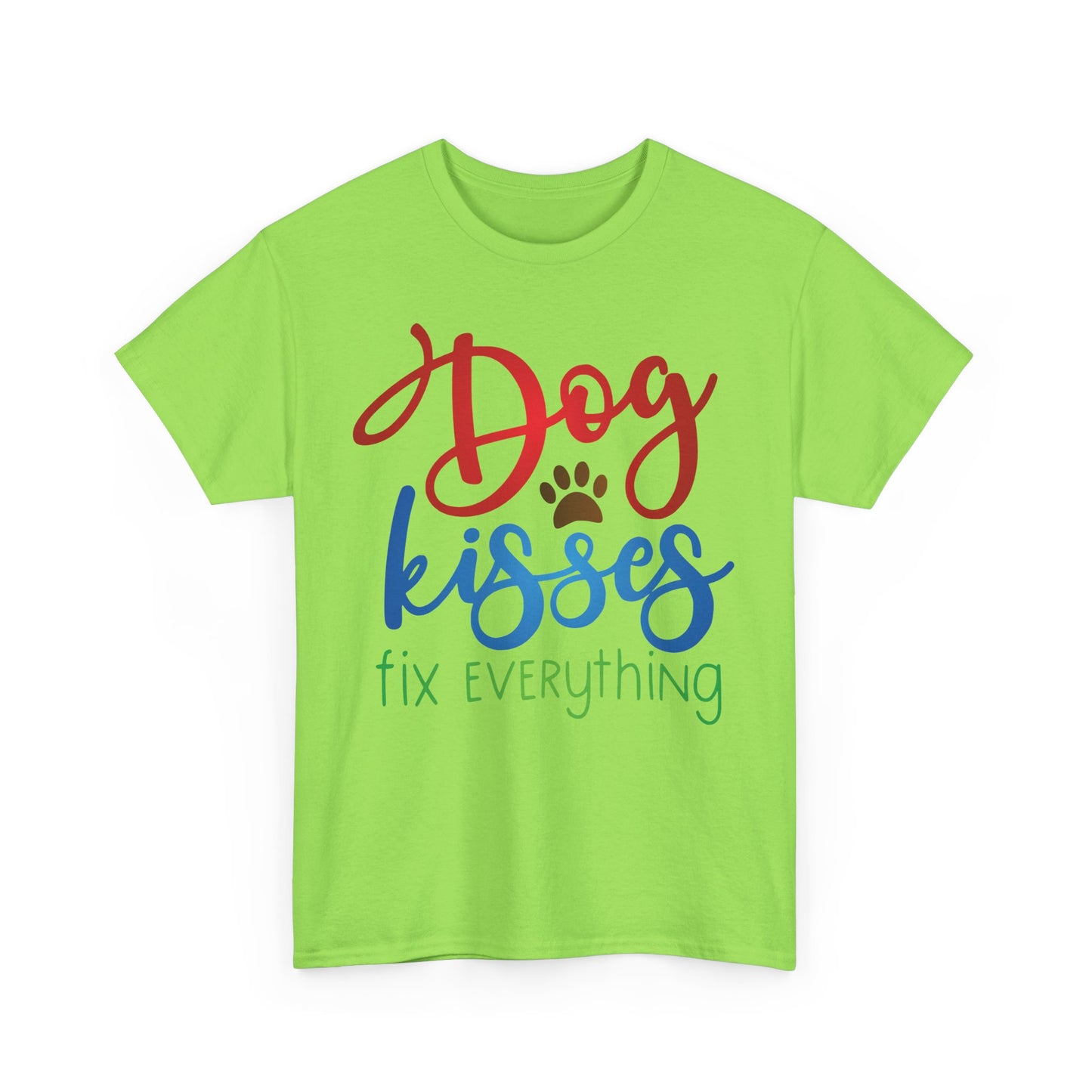 Dog Kisses. Heavy Cotton T-Shirt