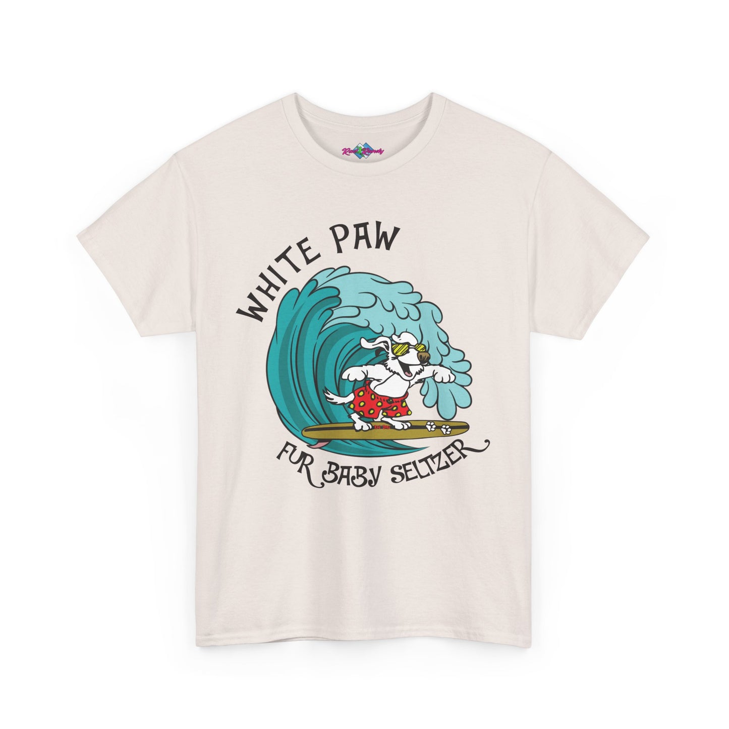 White Paw. Heavy Cotton T-Shirt