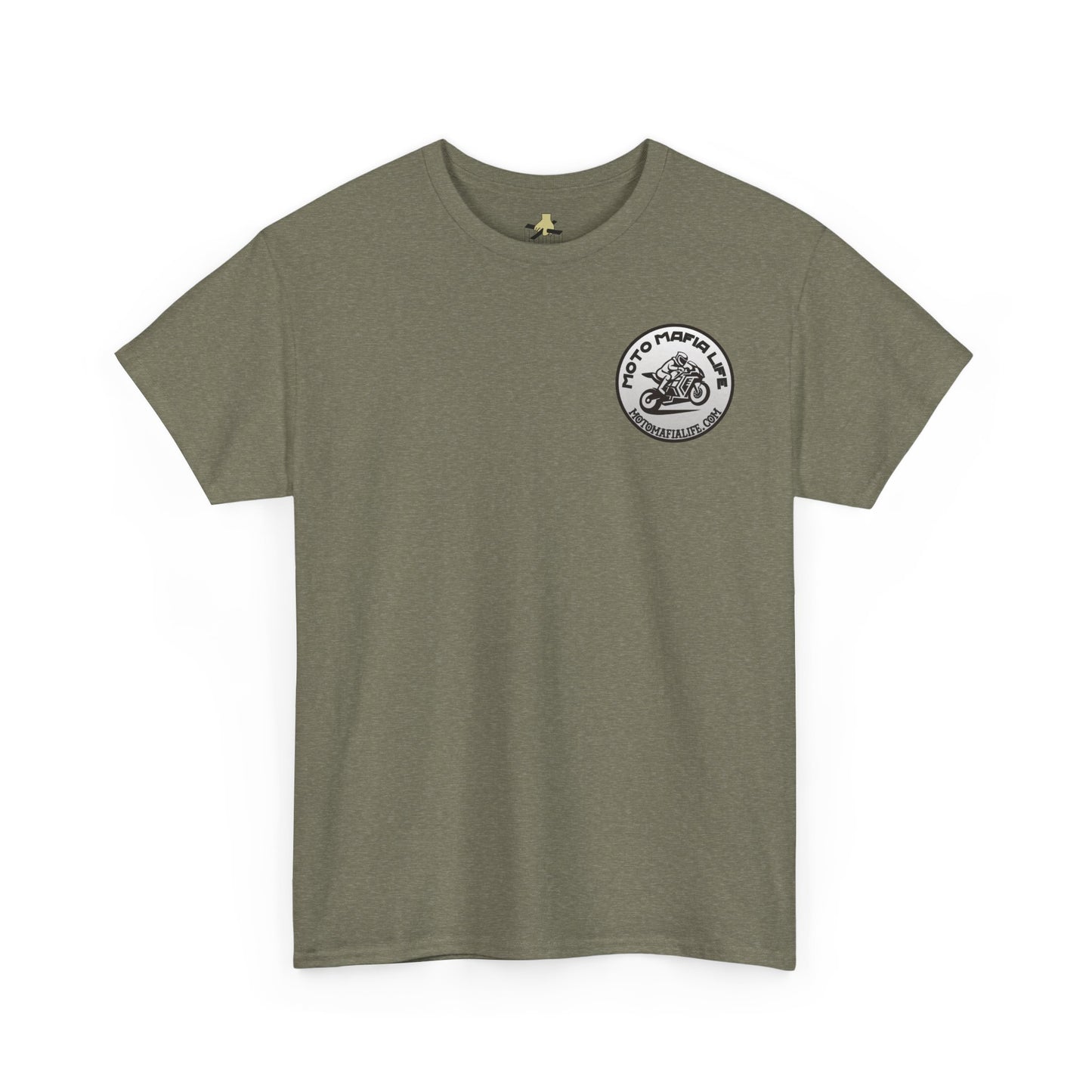 Be Brave, Never Give up, Moto Mafia Life, Heavy Cotton T-Shirt