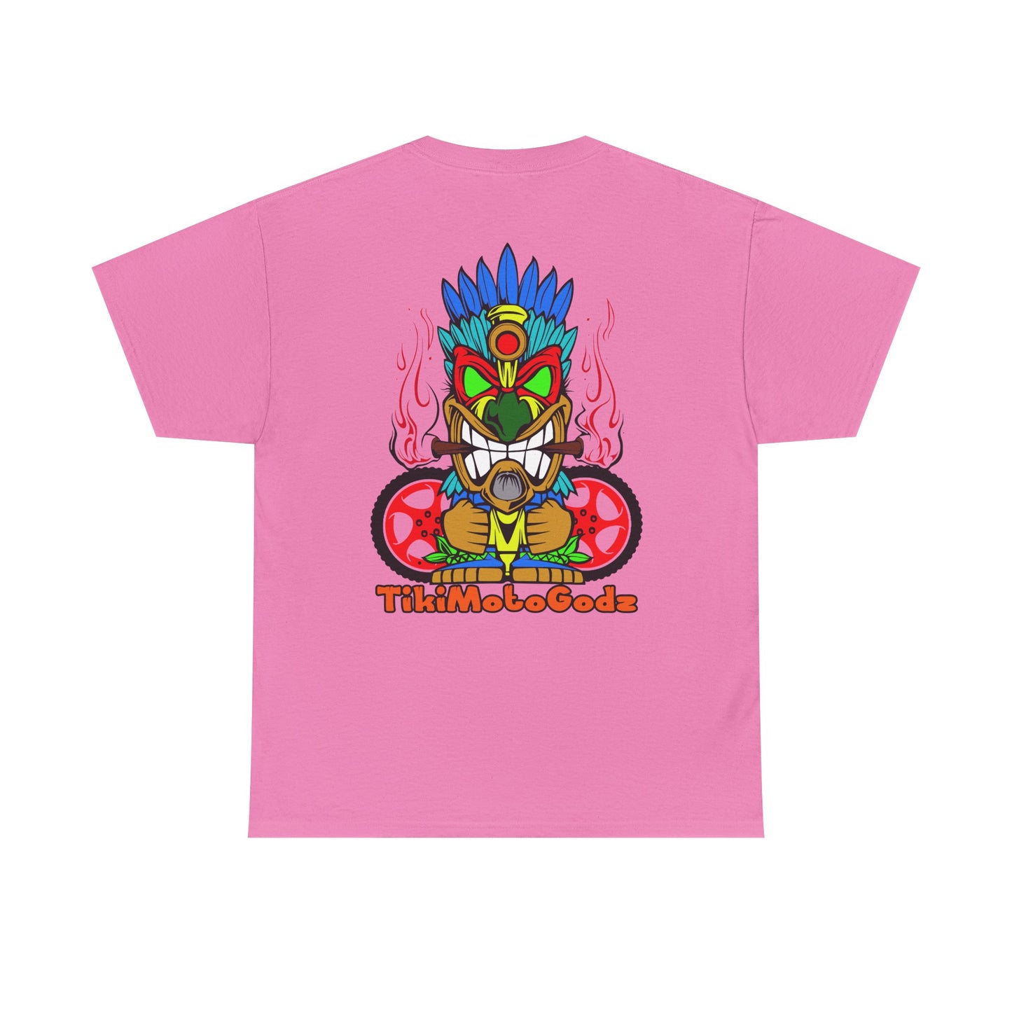 Tiki Moto Godz. Heavy Cotton T-Shirt