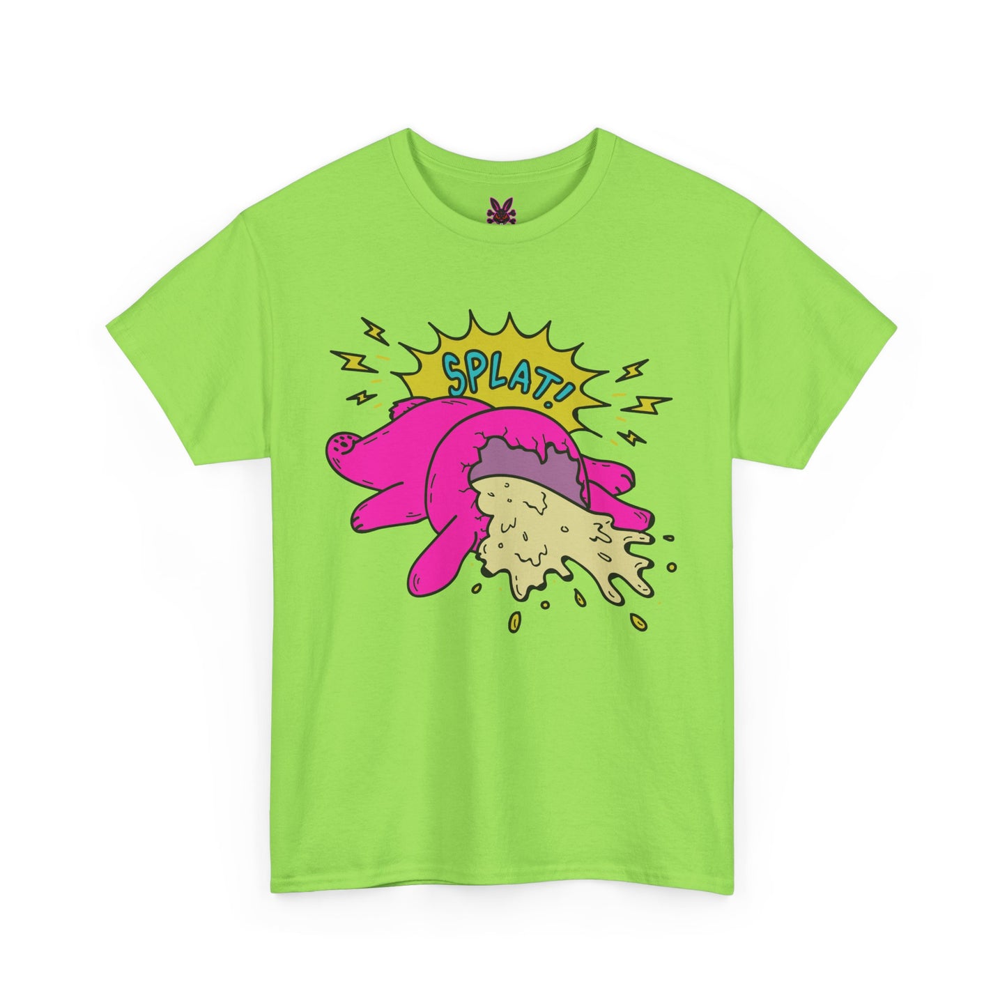 Splat Bunny, Rad Moto Bunny, Heavy Cotton T-Shirt