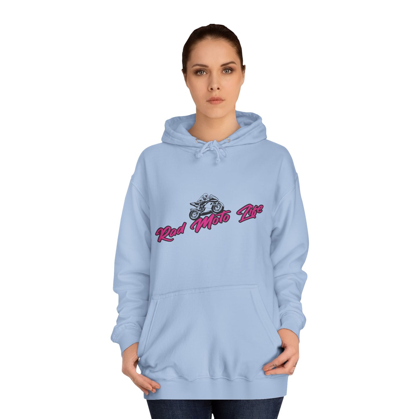 Catch me if you can, Rad Moto Life Unisex Hoodie - Biker Style Sweatshirt for Motorcycle Enthusiasts