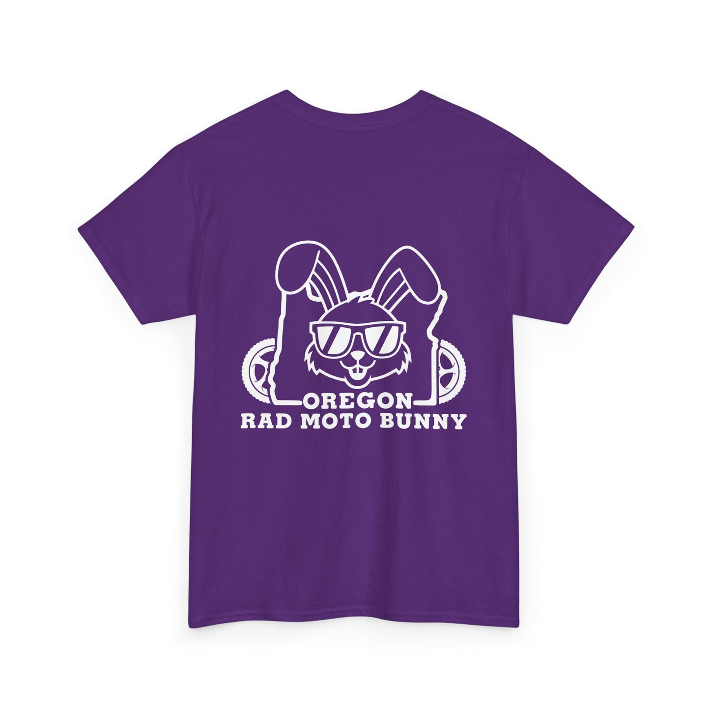 Oregon Rad Moto Bunny, Rad Moto Bunny, Heavy Cotton T-Shirt