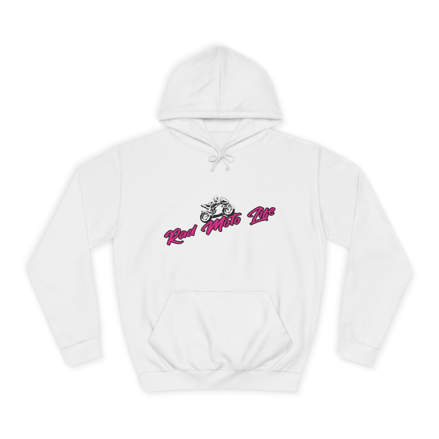 Catch me if you can, Rad Moto Life Unisex Hoodie - Biker Style Sweatshirt for Motorcycle Enthusiasts