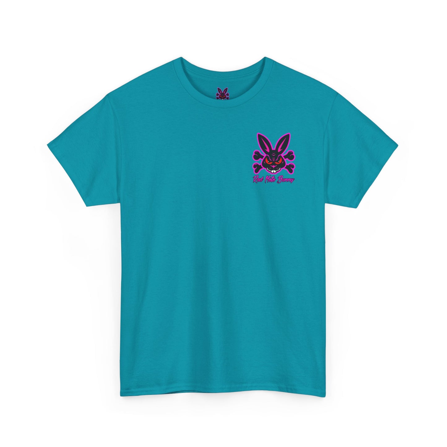 Rad Reaper Bunny, Rad Moto Bunny, Heavy Cotton T-Shirt