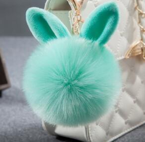 Fur Bunny Keychain