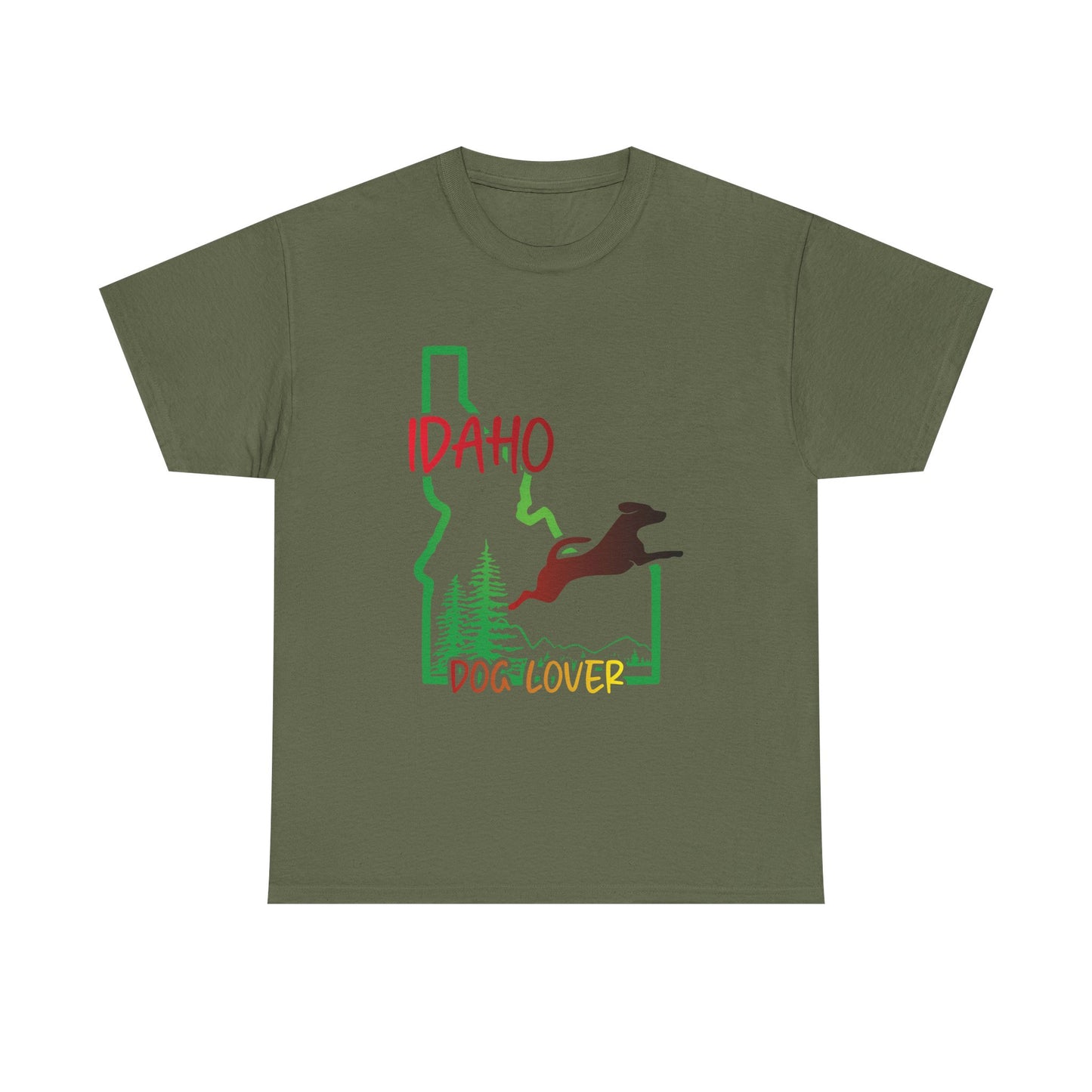 Idaho Dog Lover. Heavy Cotton T-Shirt