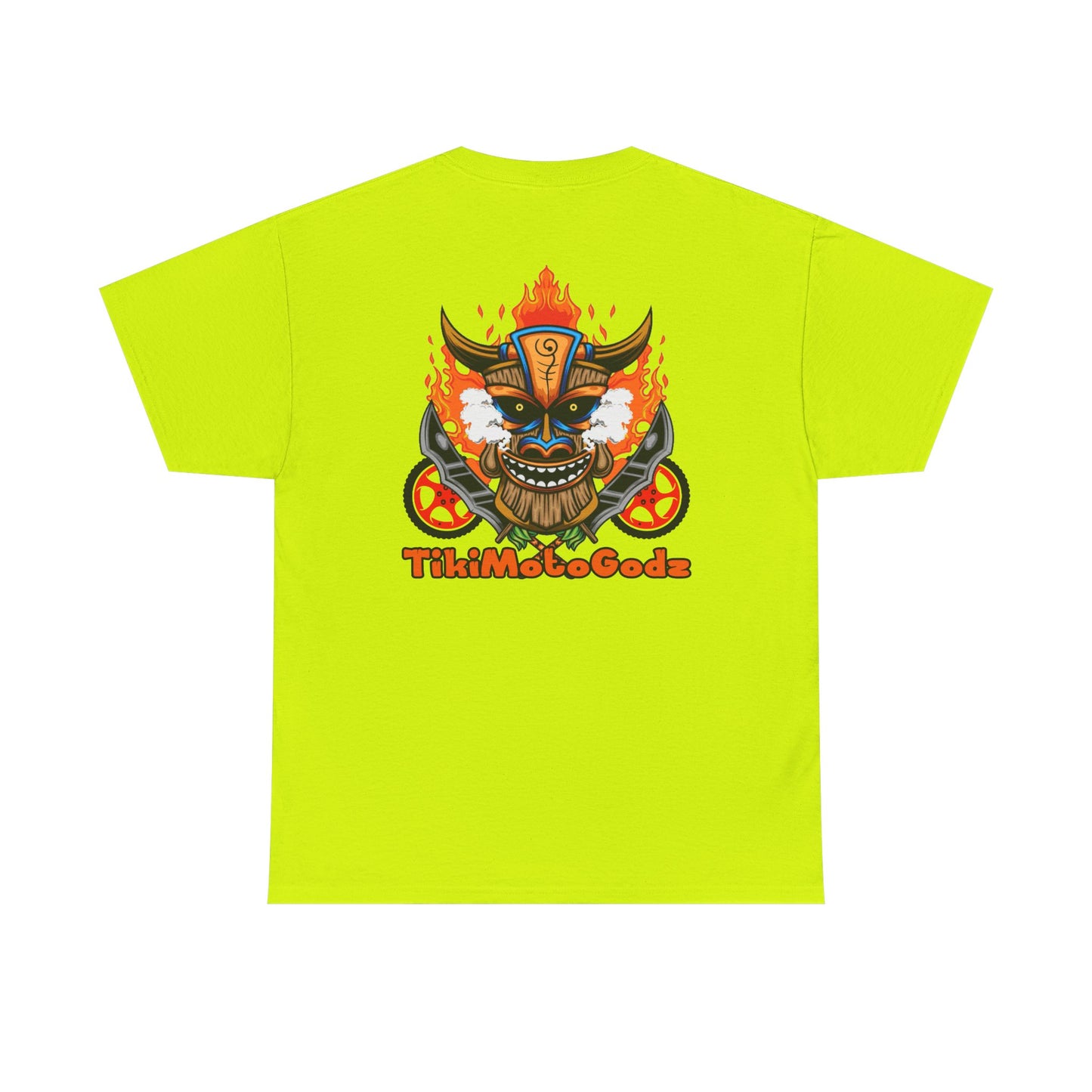 Tiki Moto Godz. Heavy Cotton T-Shirt